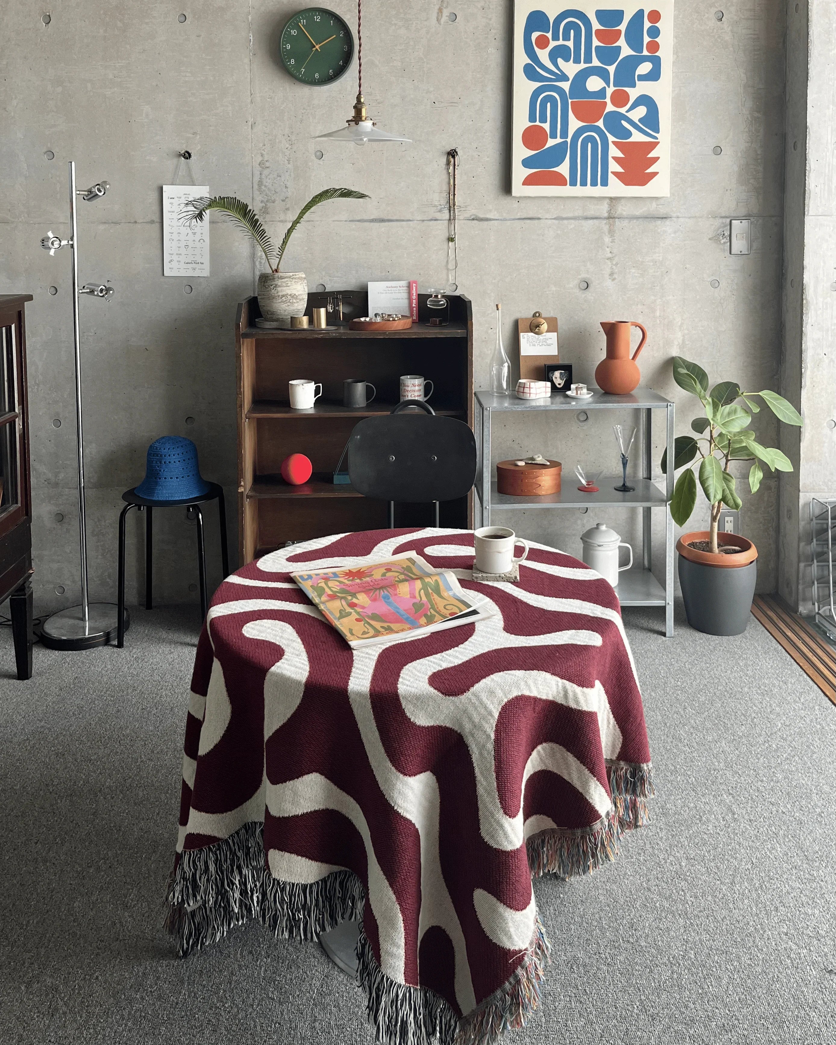 Maze Path Throw Blanket