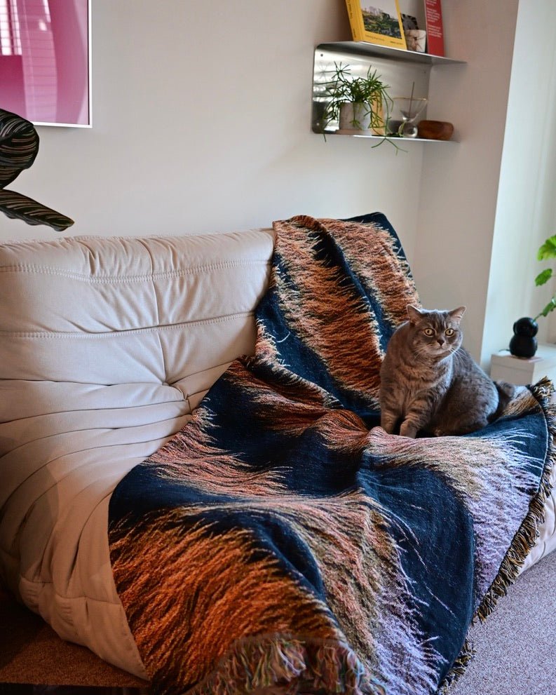 Tiger Hide Throw Blanket : L