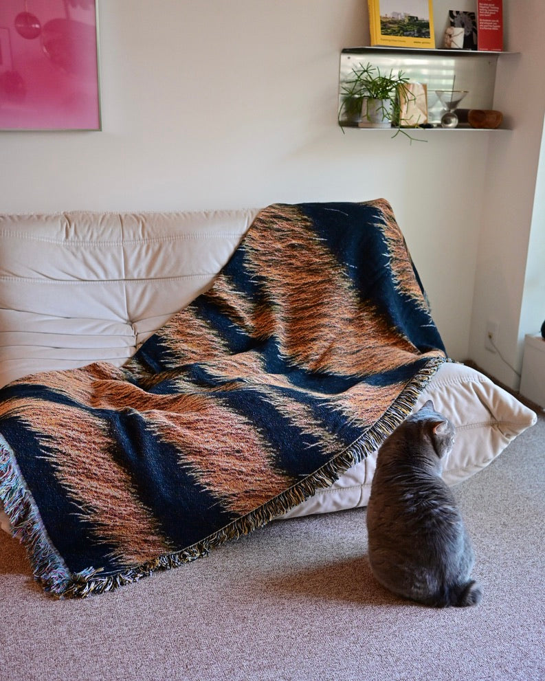 Tiger Hide Throw Blanket