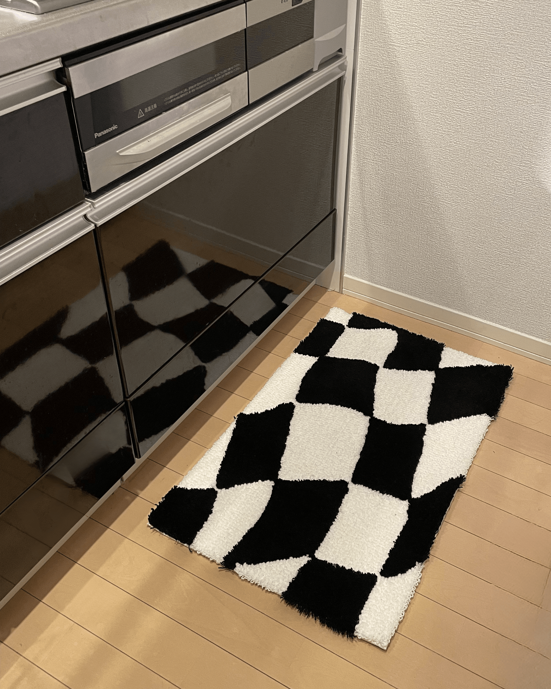 Wavy Check Rug