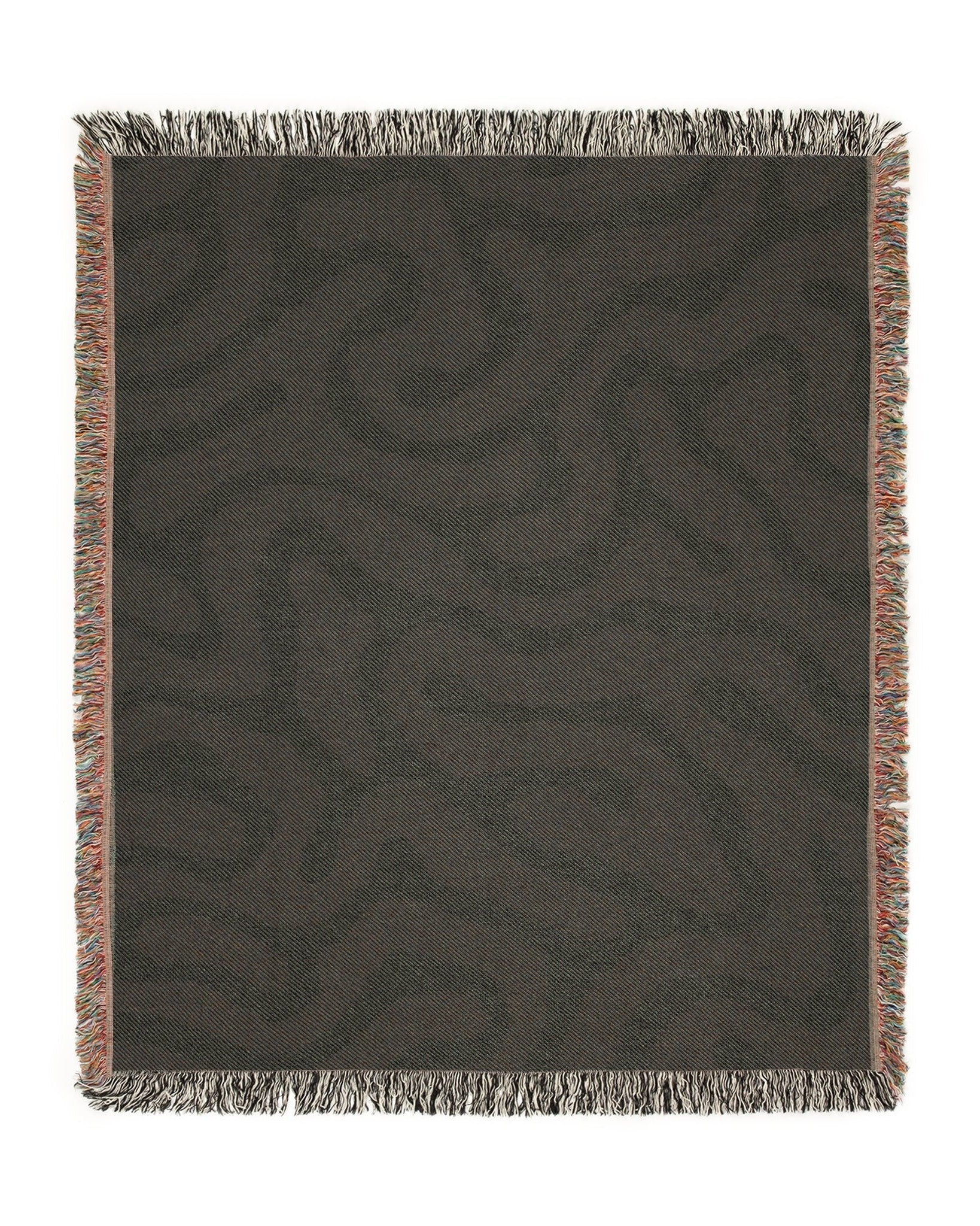 Maze Path Woven Throw Blanket