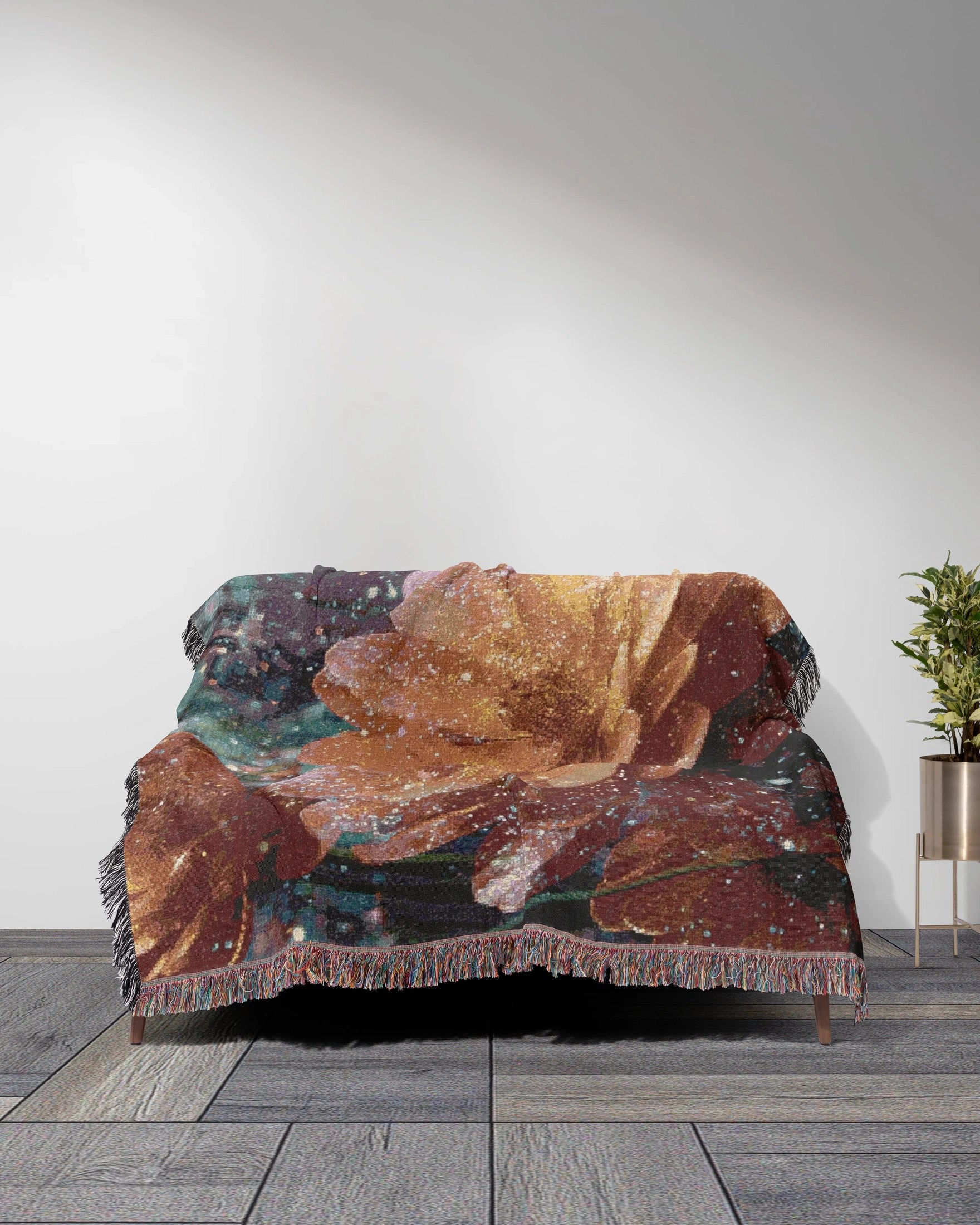 Stellar Garden Throw Blanket