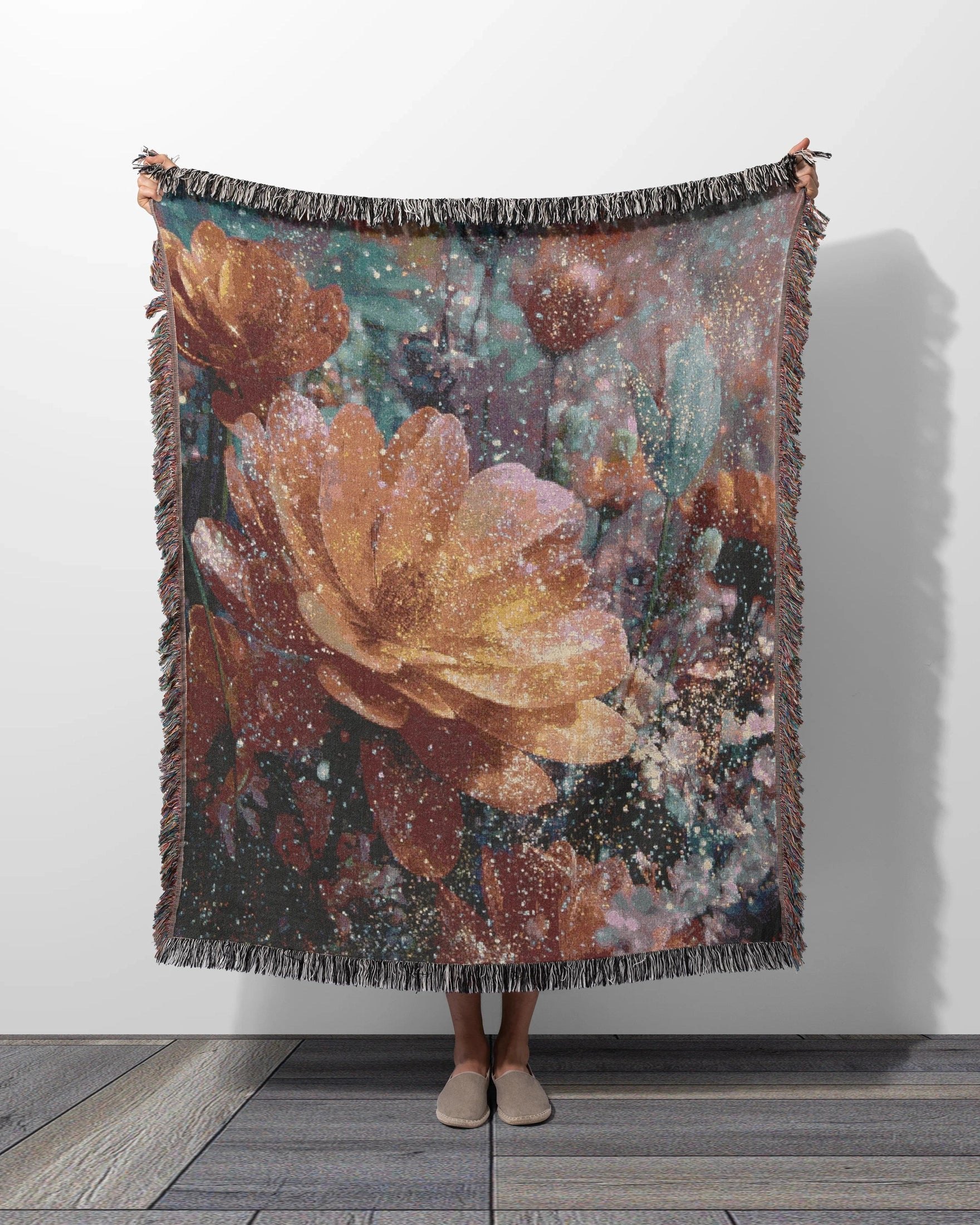 Stellar Garden Throw Blanket