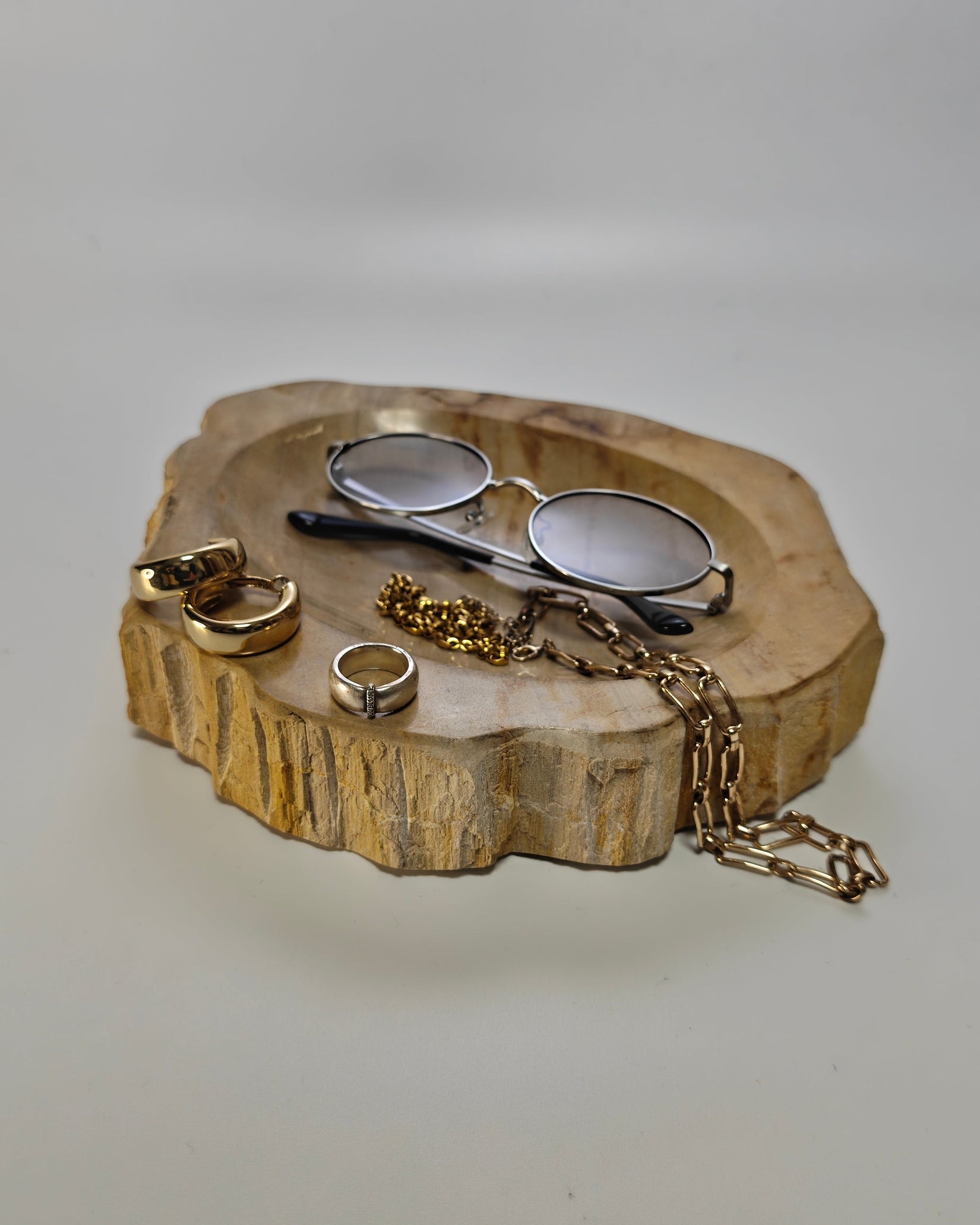Petrified Wood Tray 003
