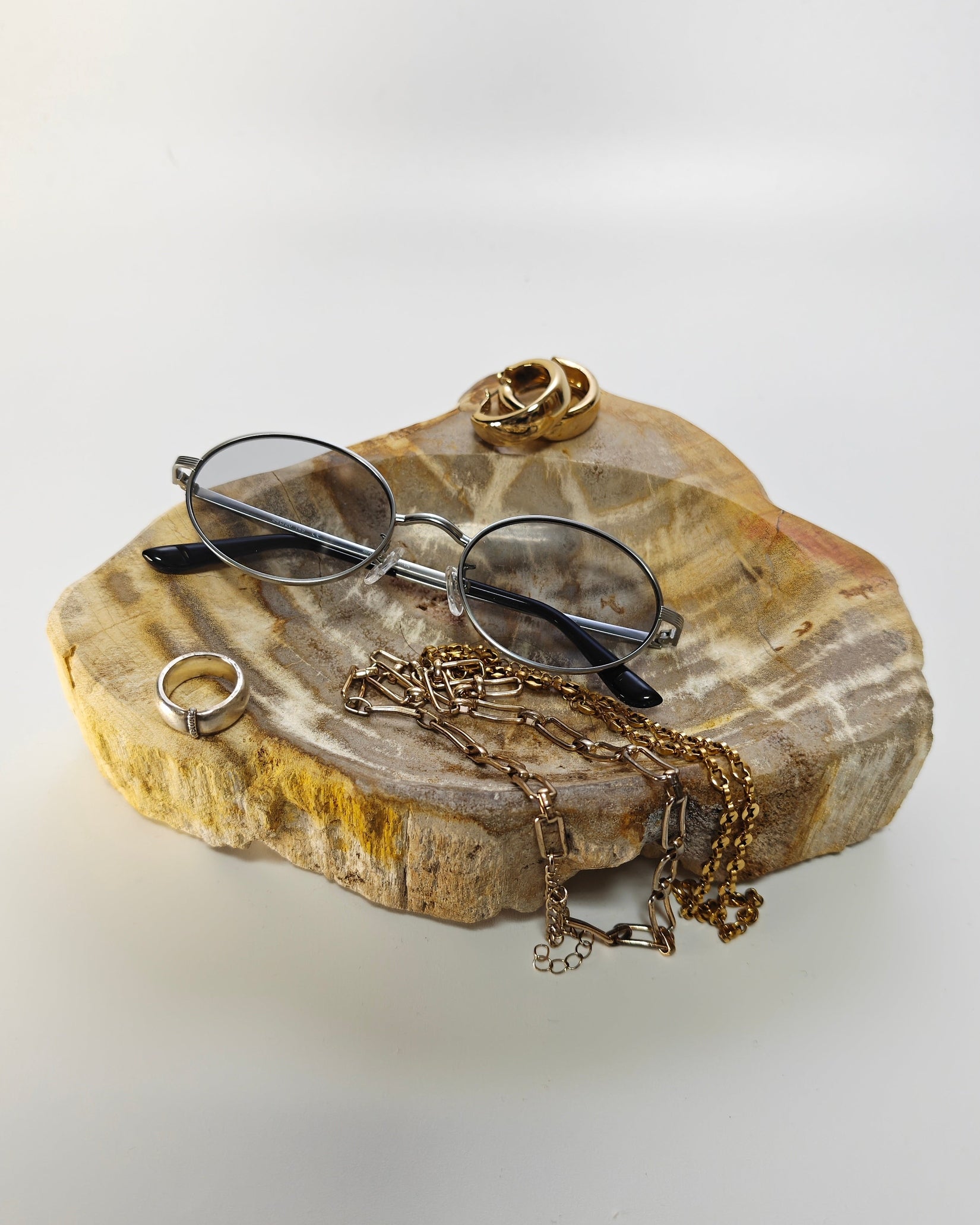 Petrified Wood Tray 004