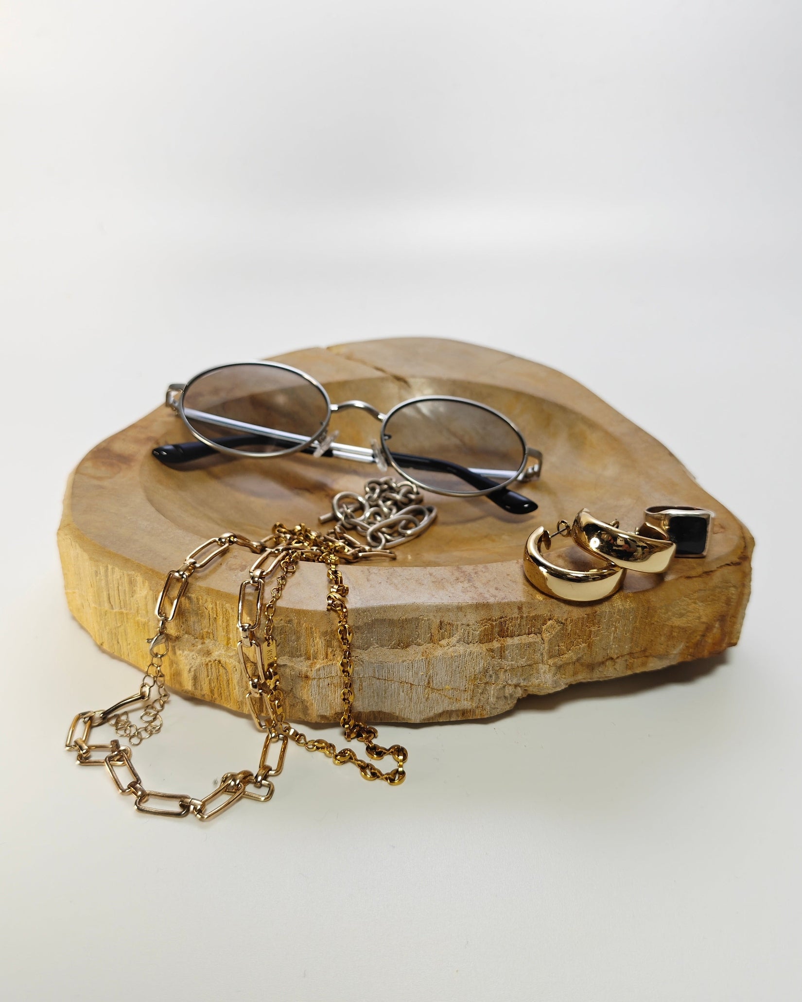 Petrified Wood Tray 006