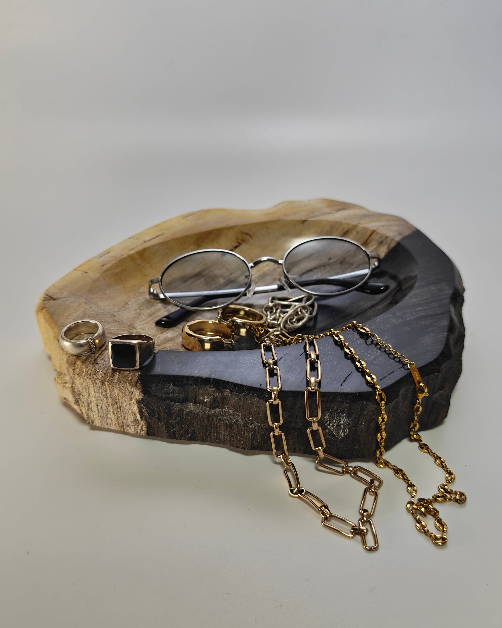 Petrified Wood Tray 008