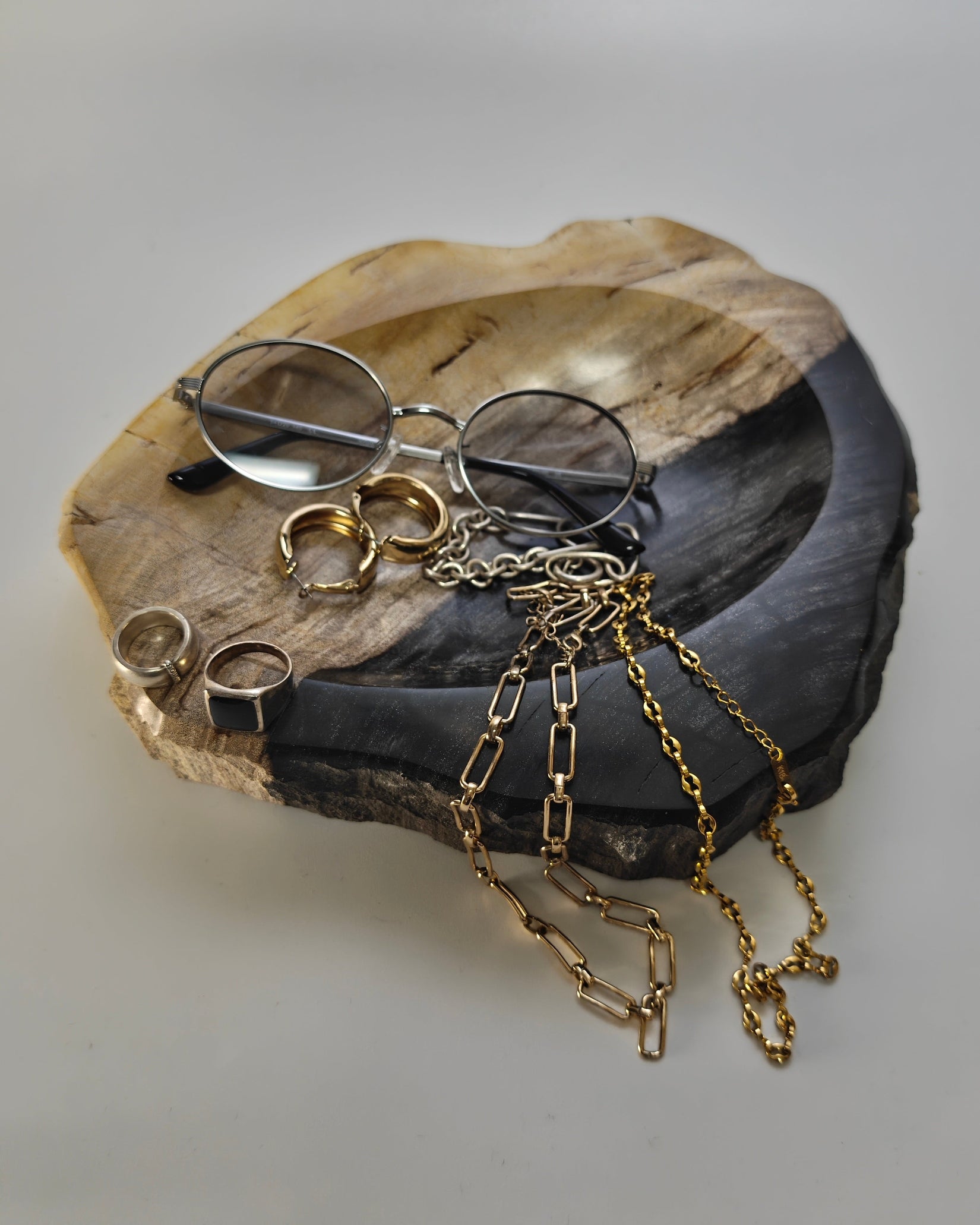 Petrified Wood Tray 008
