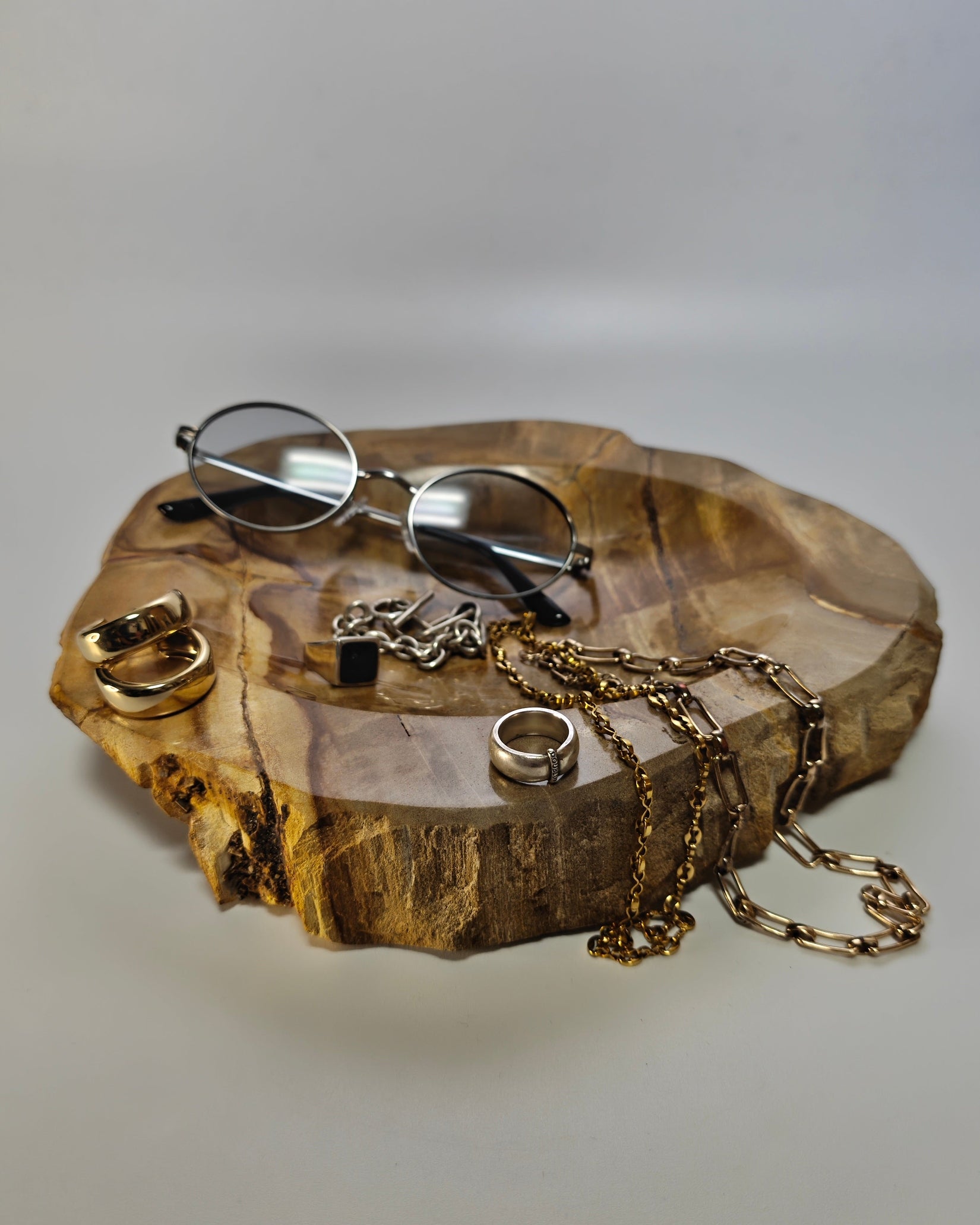 Petrified Wood Tray 011