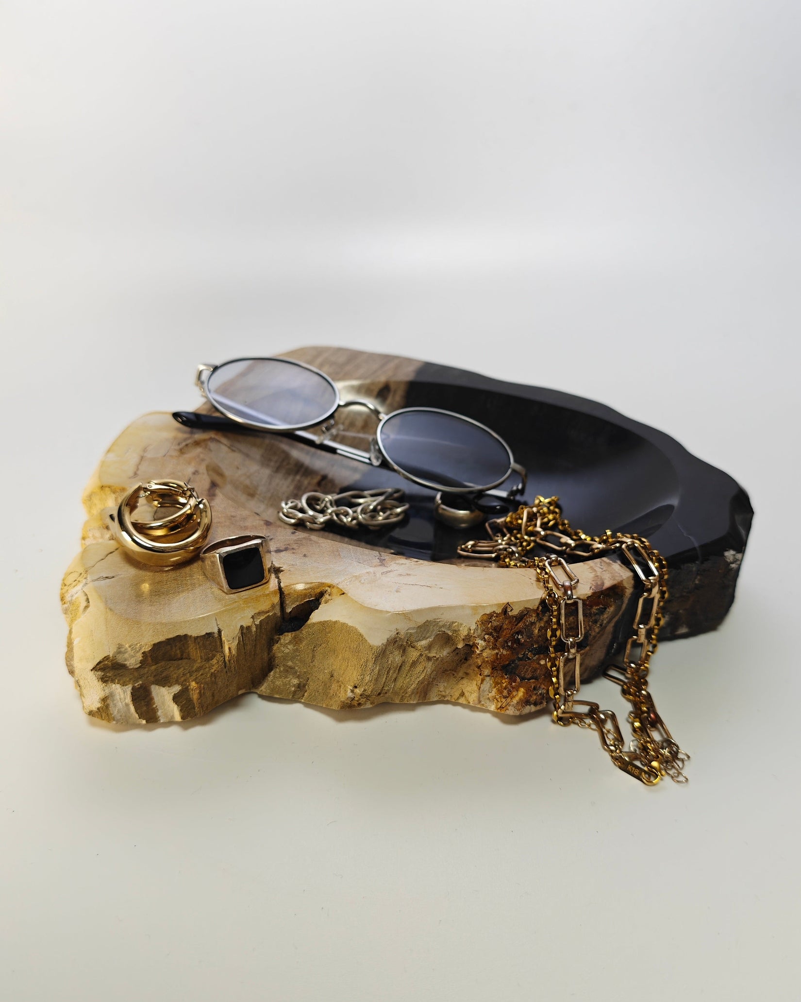 Petrified Wood Tray 012