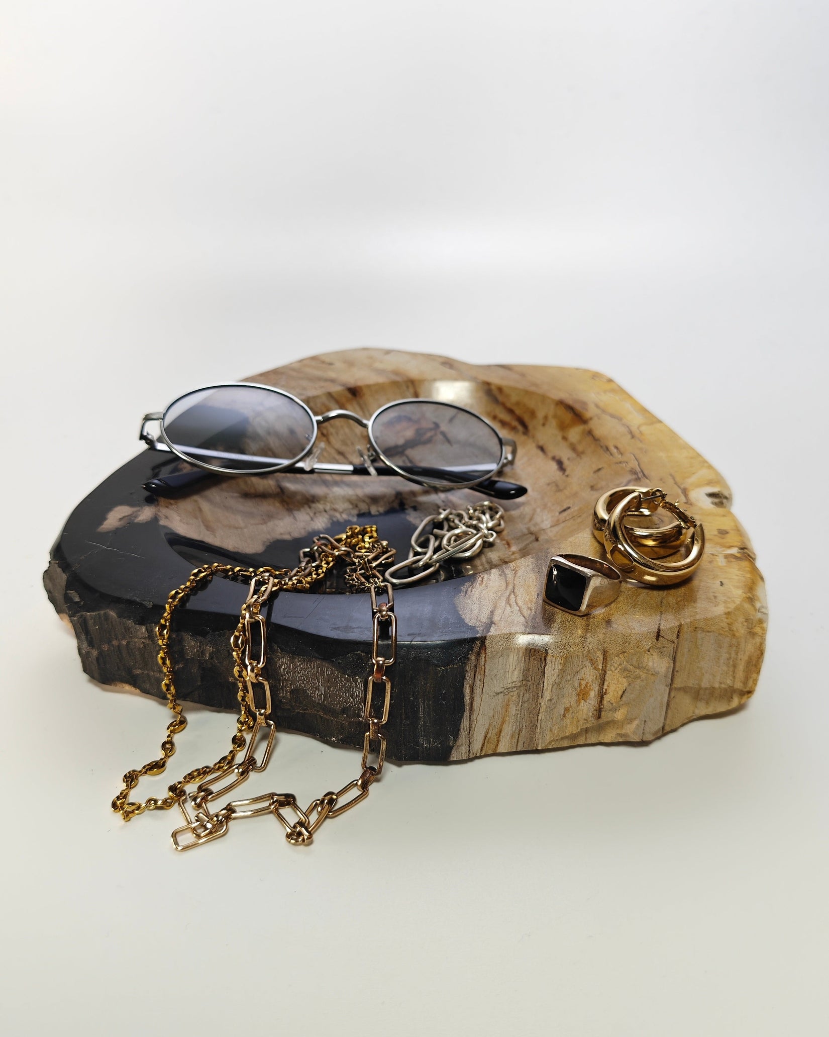 Petrified Wood Tray 013