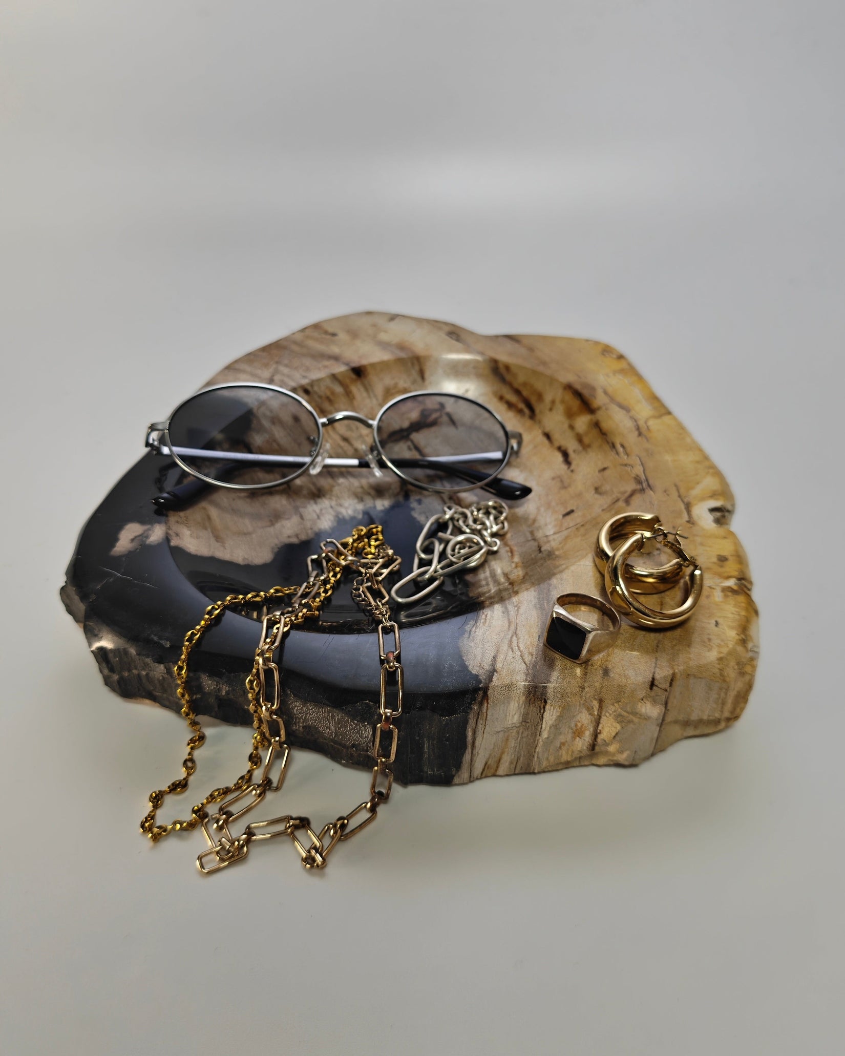 Petrified Wood Tray 013