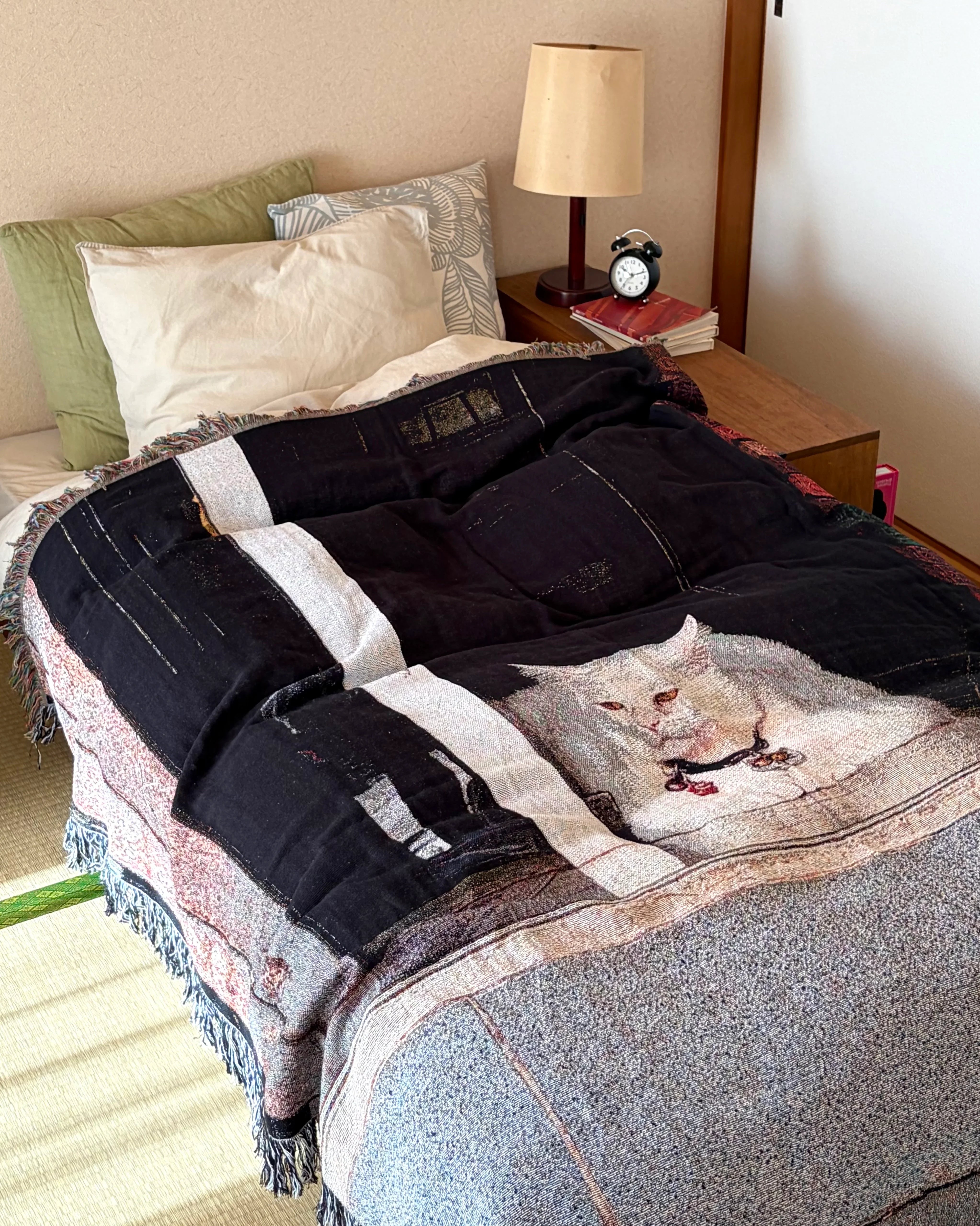 Cat Throw Blanket : L