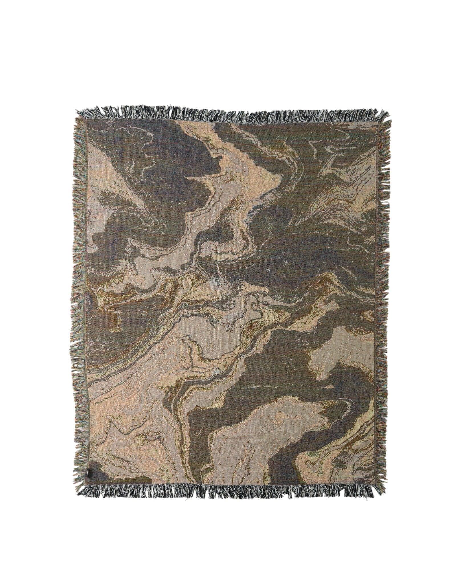 Black Flow Throw Blanket : M