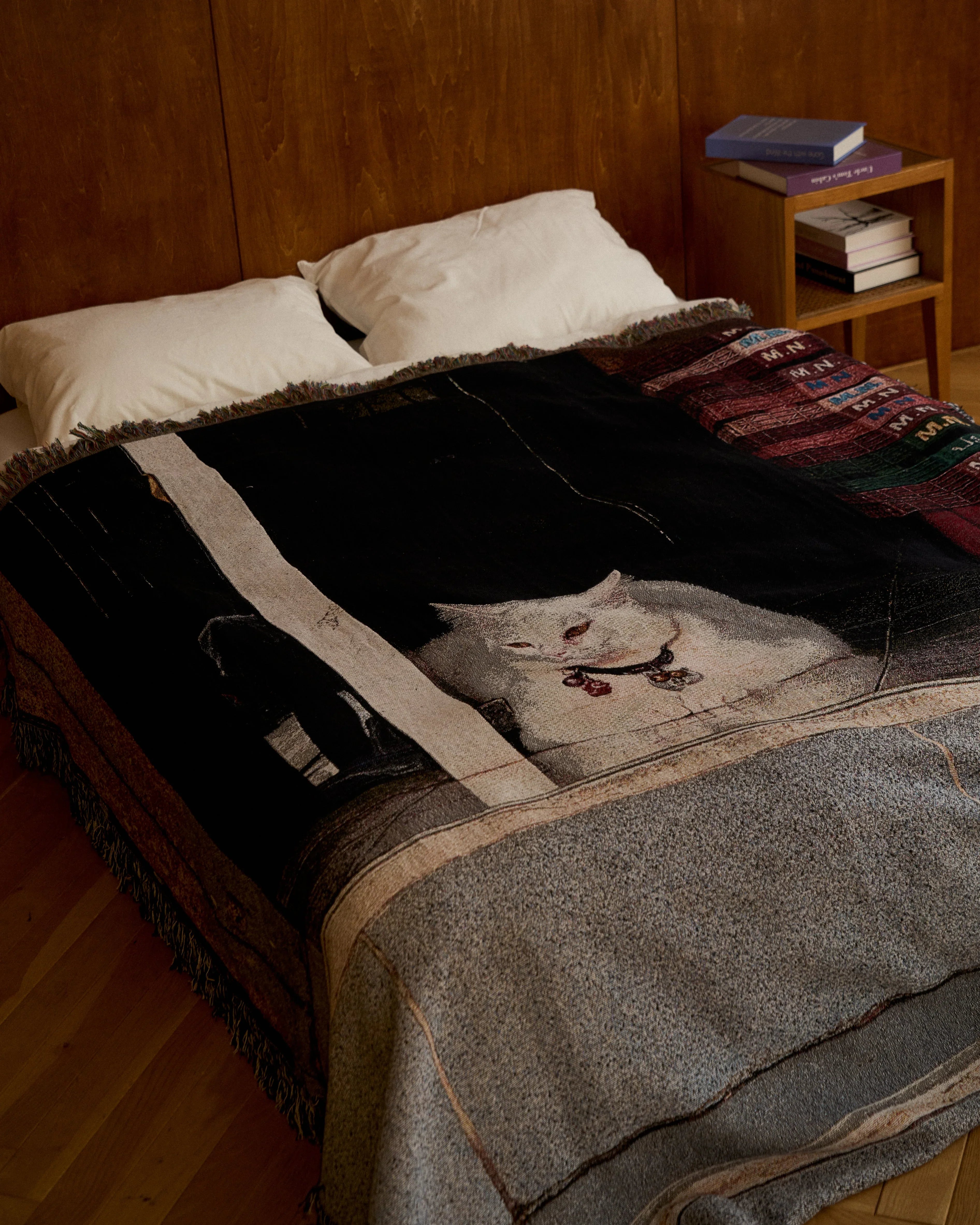 Cat Throw Blanket : L