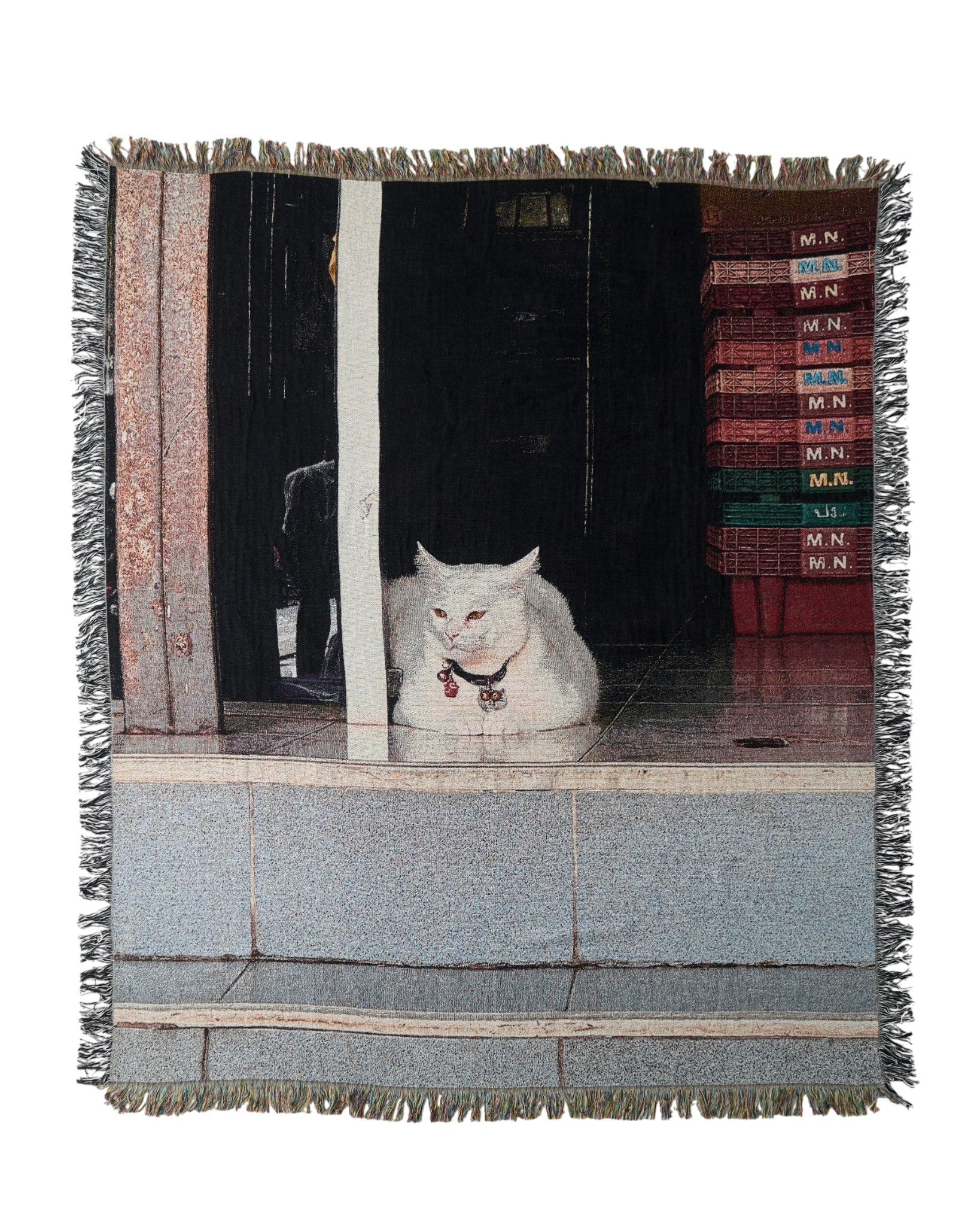 Cat Throw Blanket : L