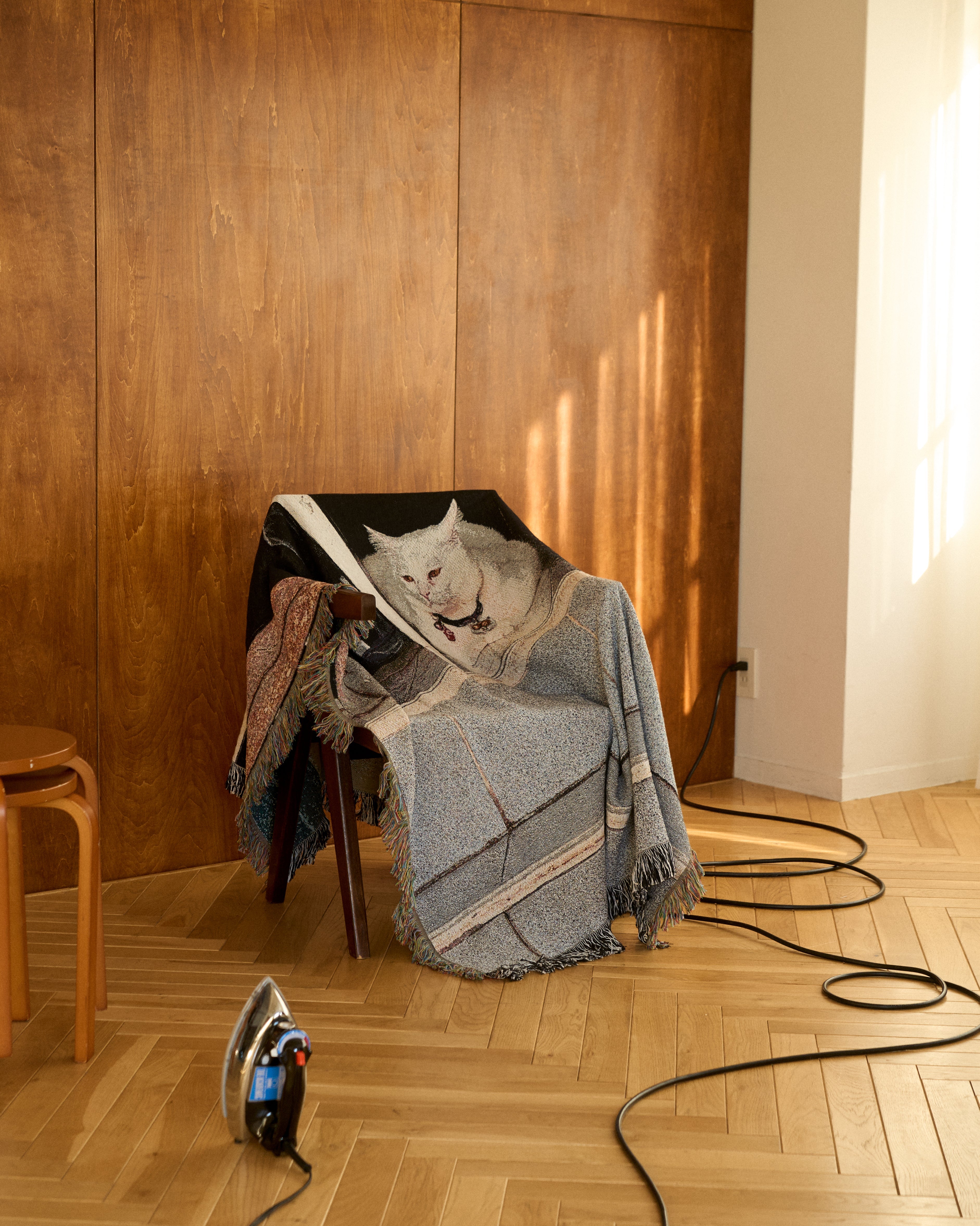 Cat Throw Blanket : M