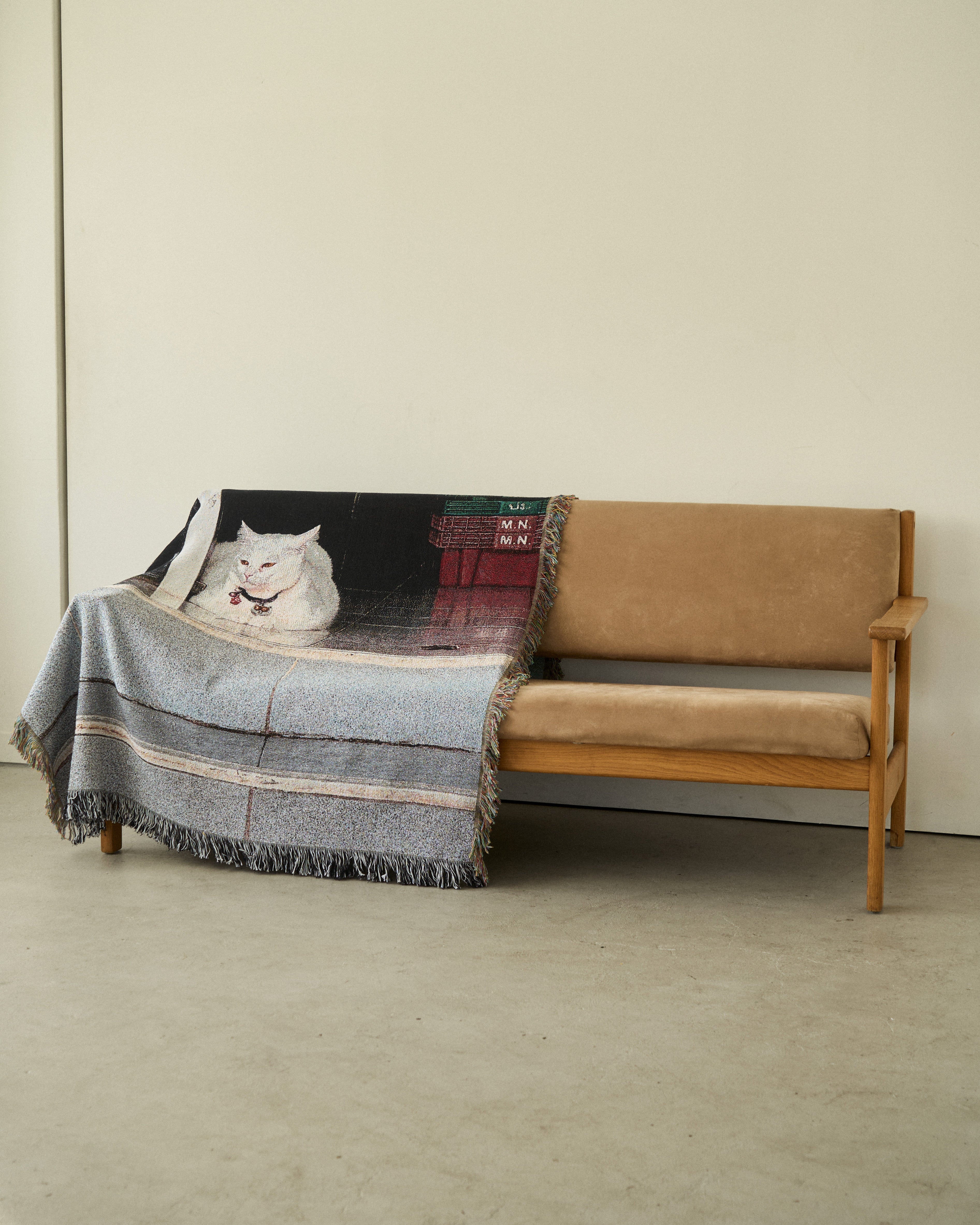 Cat Throw Blanket : M