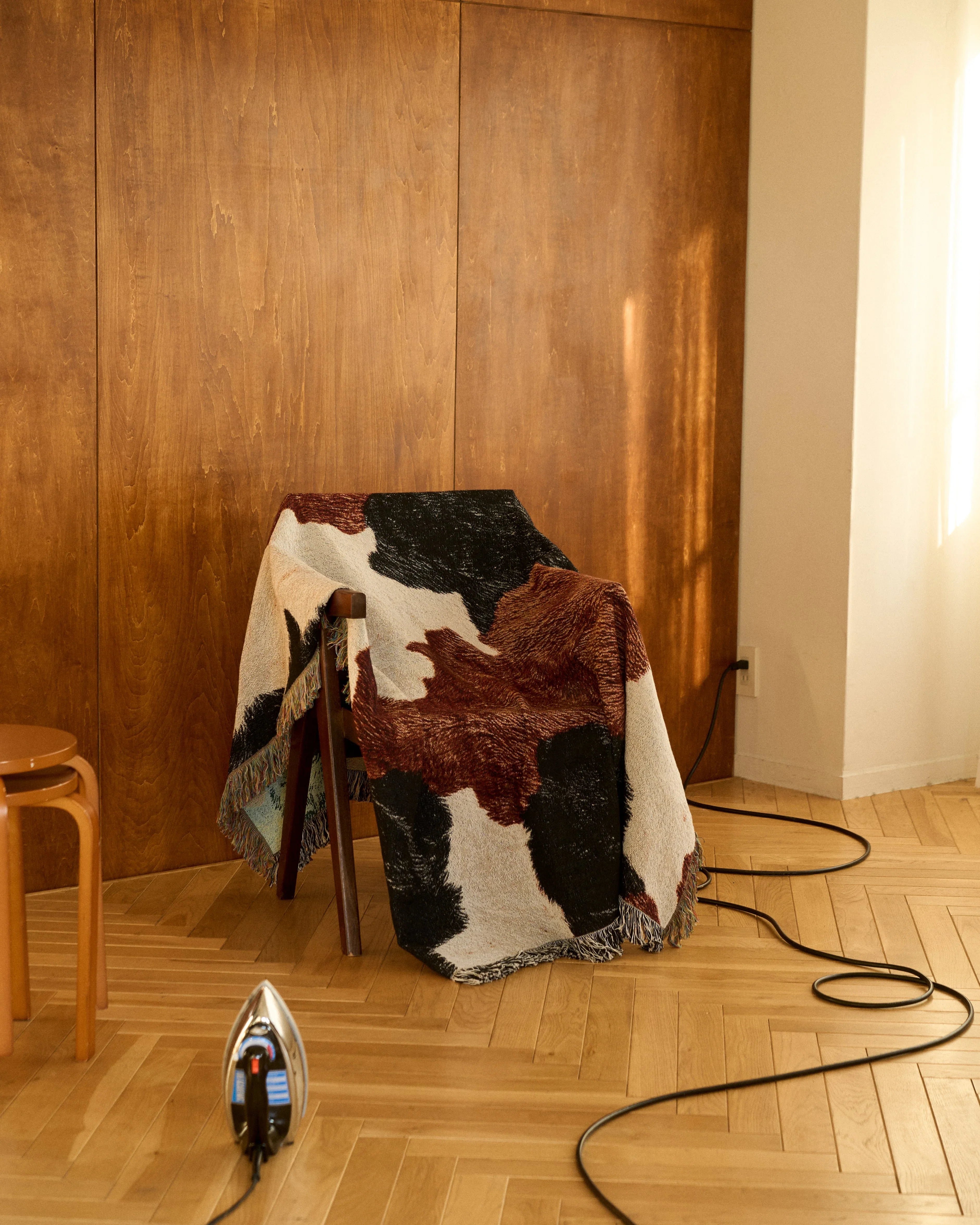 Cow Hide Throw Blanket : M