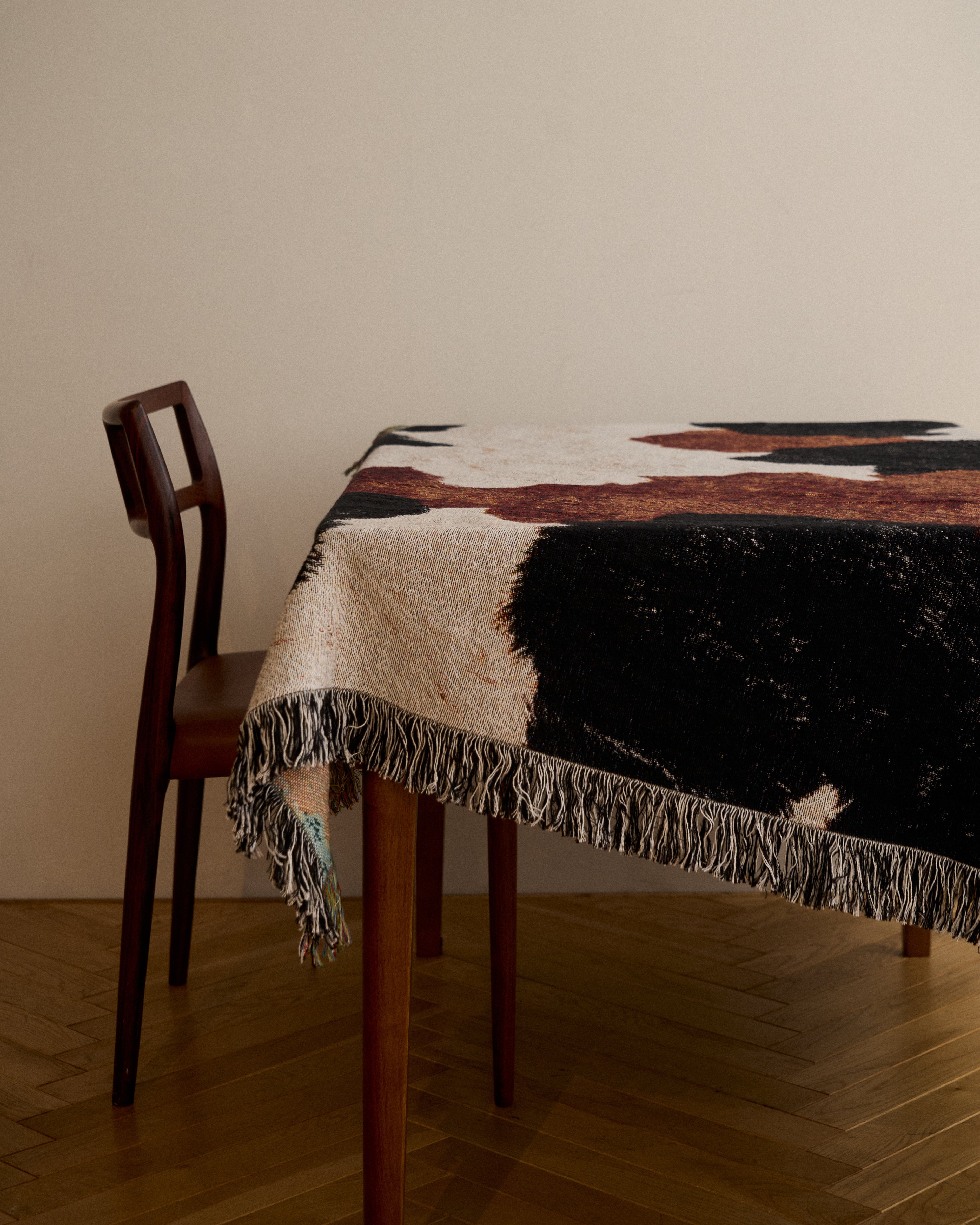 Cow Hide Throw Blanket : M