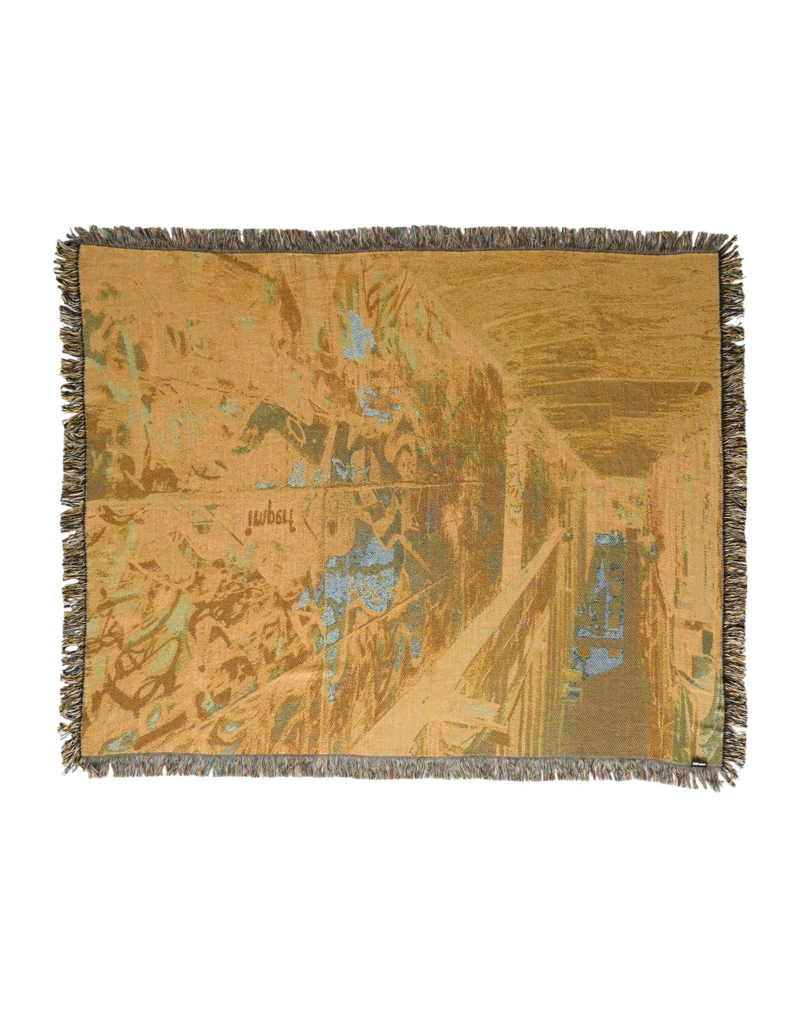 Graffiti Street Throw Blanket : M