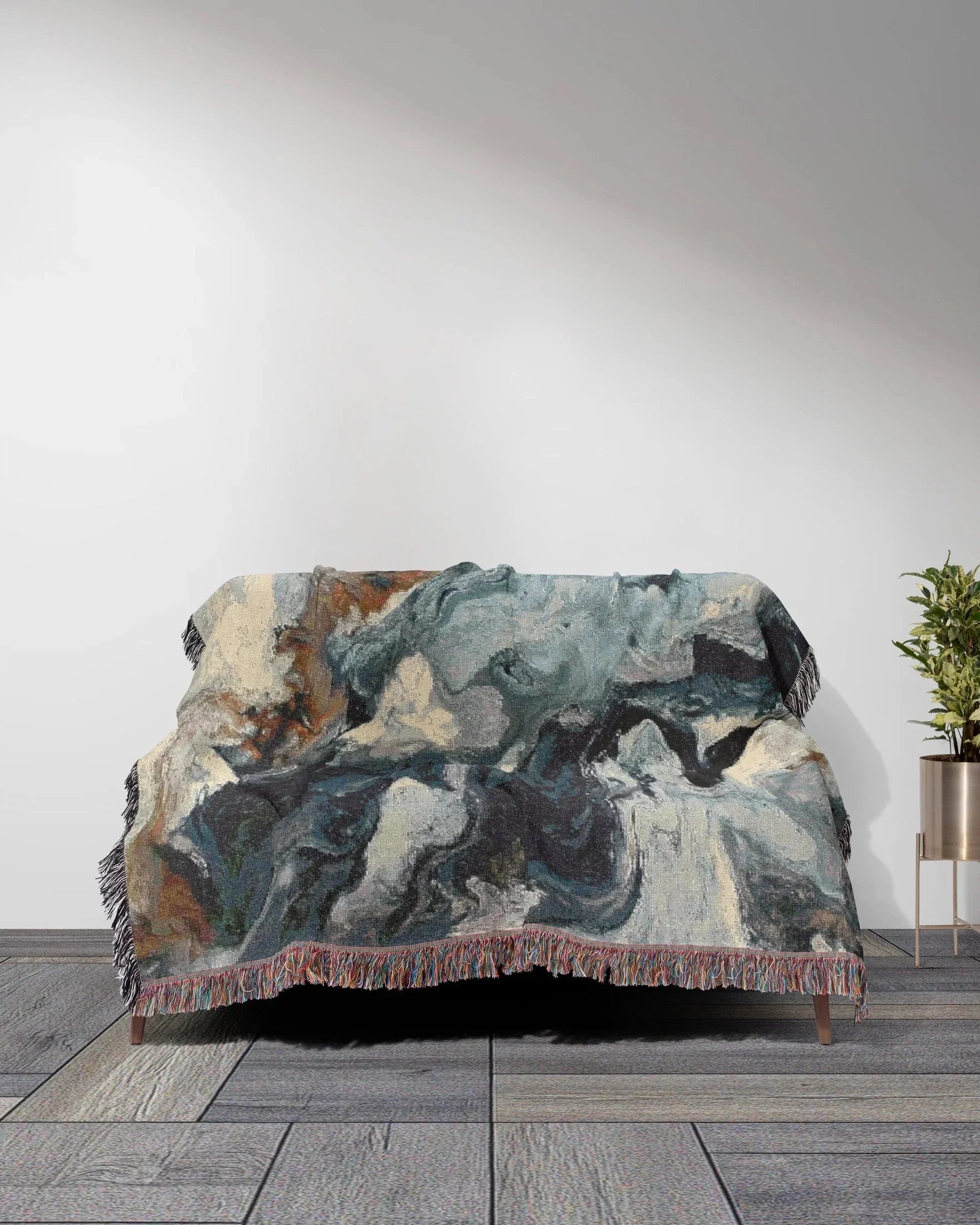Marble Woven Throw Blanket - imperf