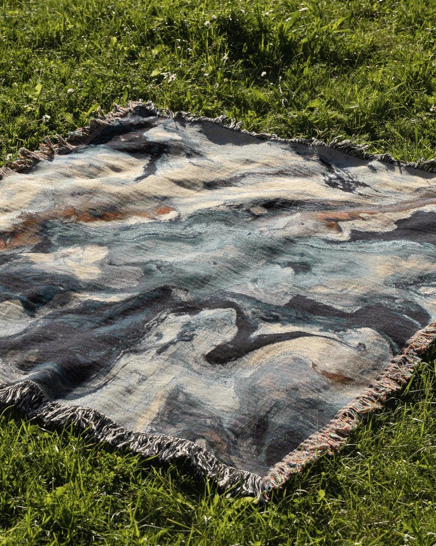 Marble Woven Throw Blanket - imperf