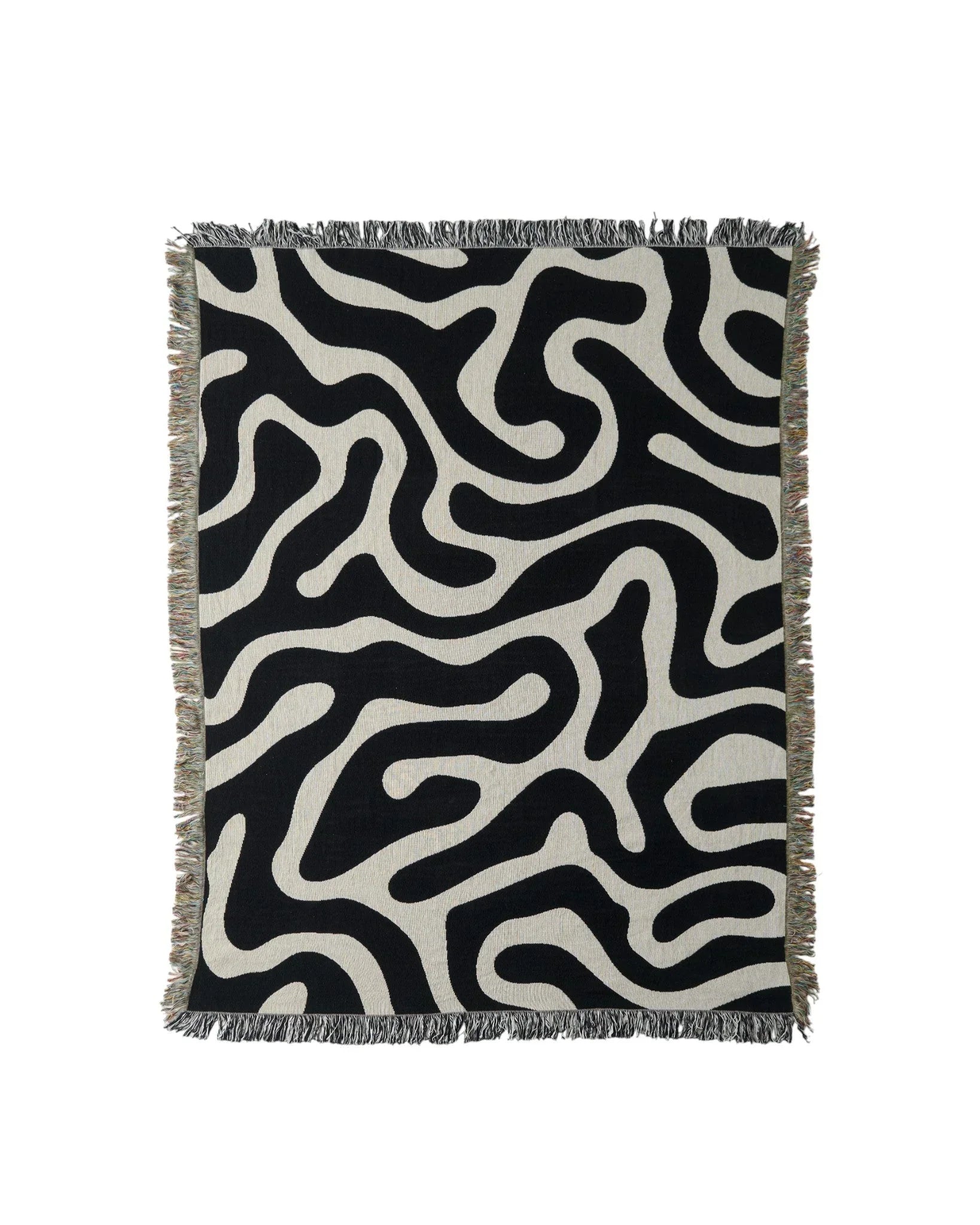 Maze Path Throw Blanket : M