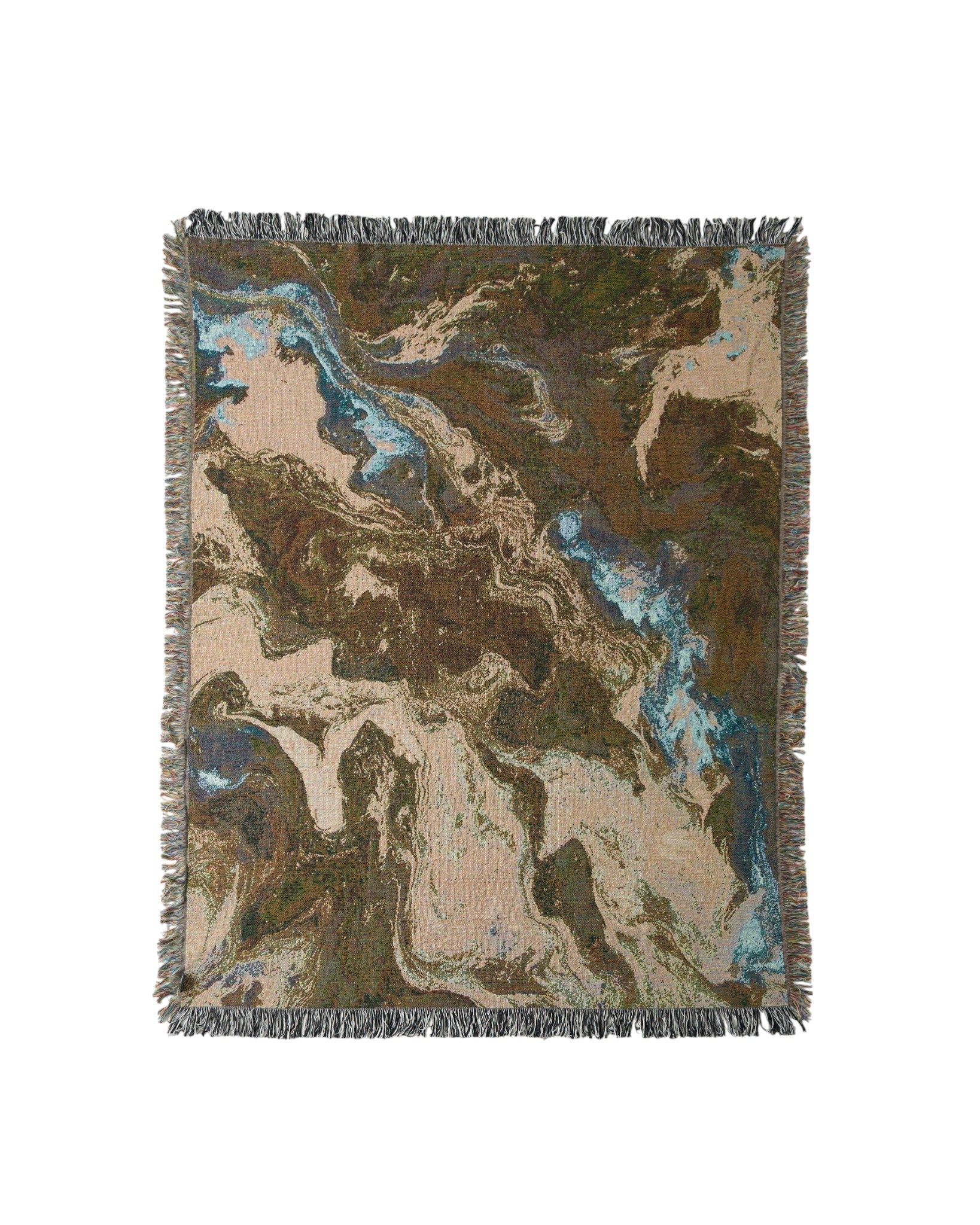 Navy Flow Throw Blanket : M