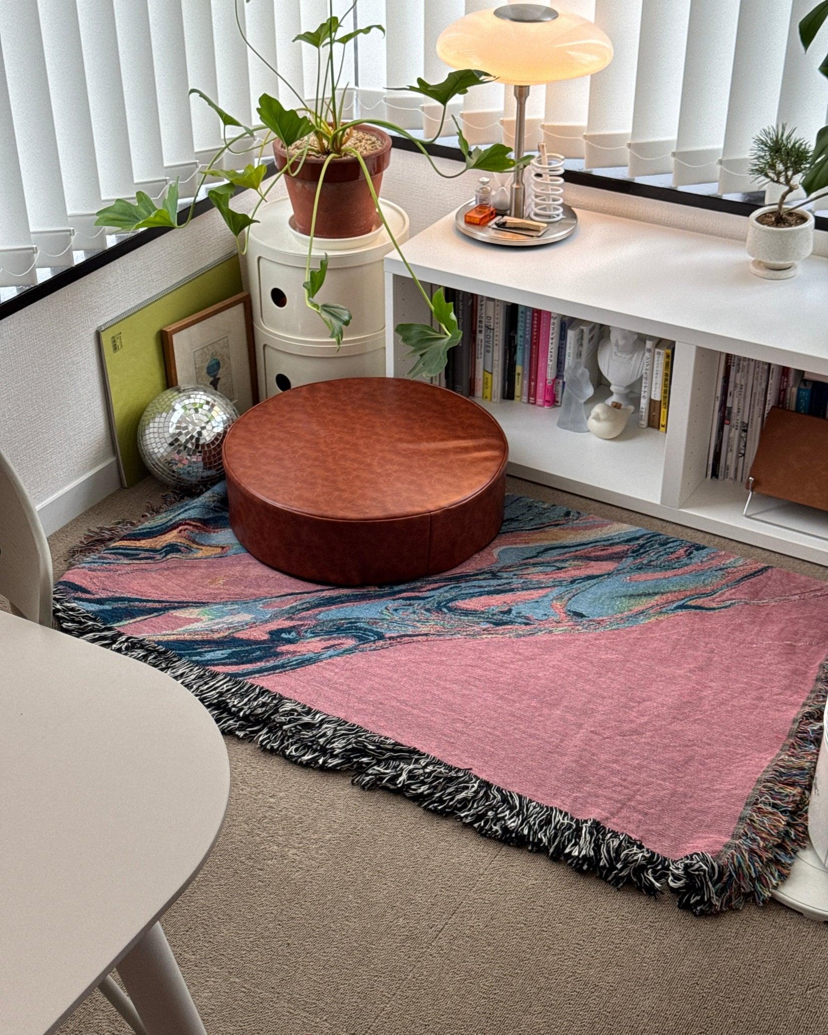 Pastel Flow Throw Blanket : M