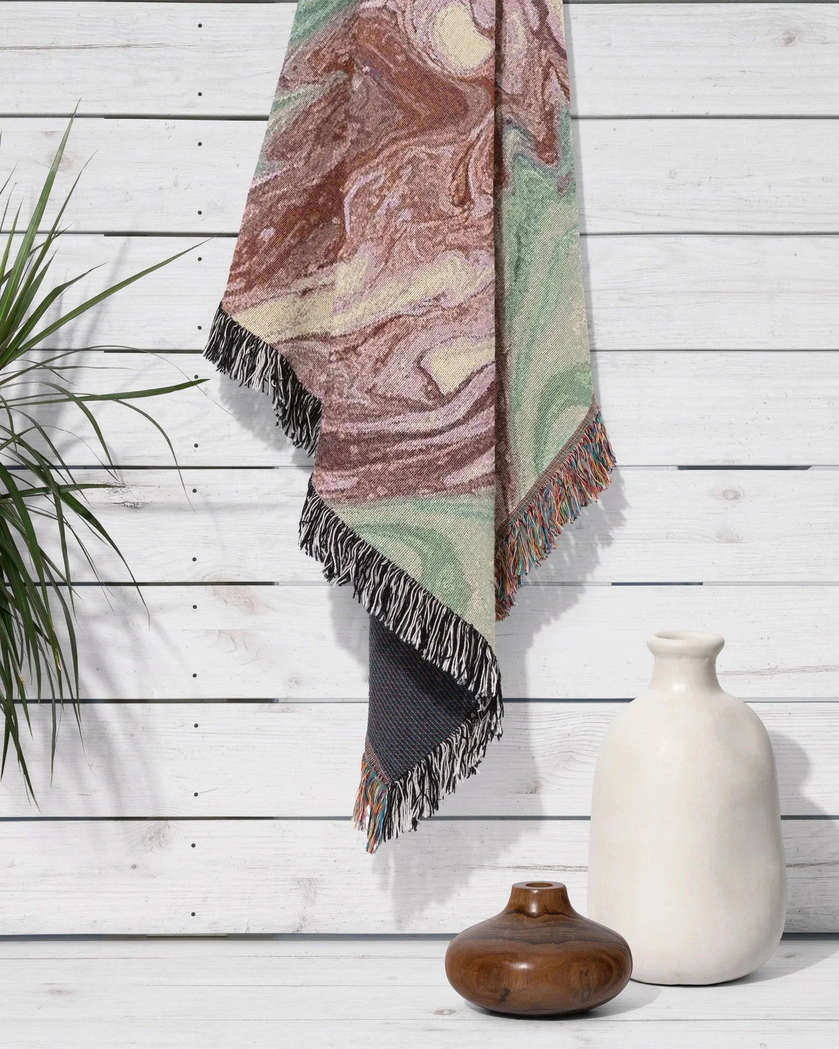 Pastel Marble Woven Throw Blanket - imperf