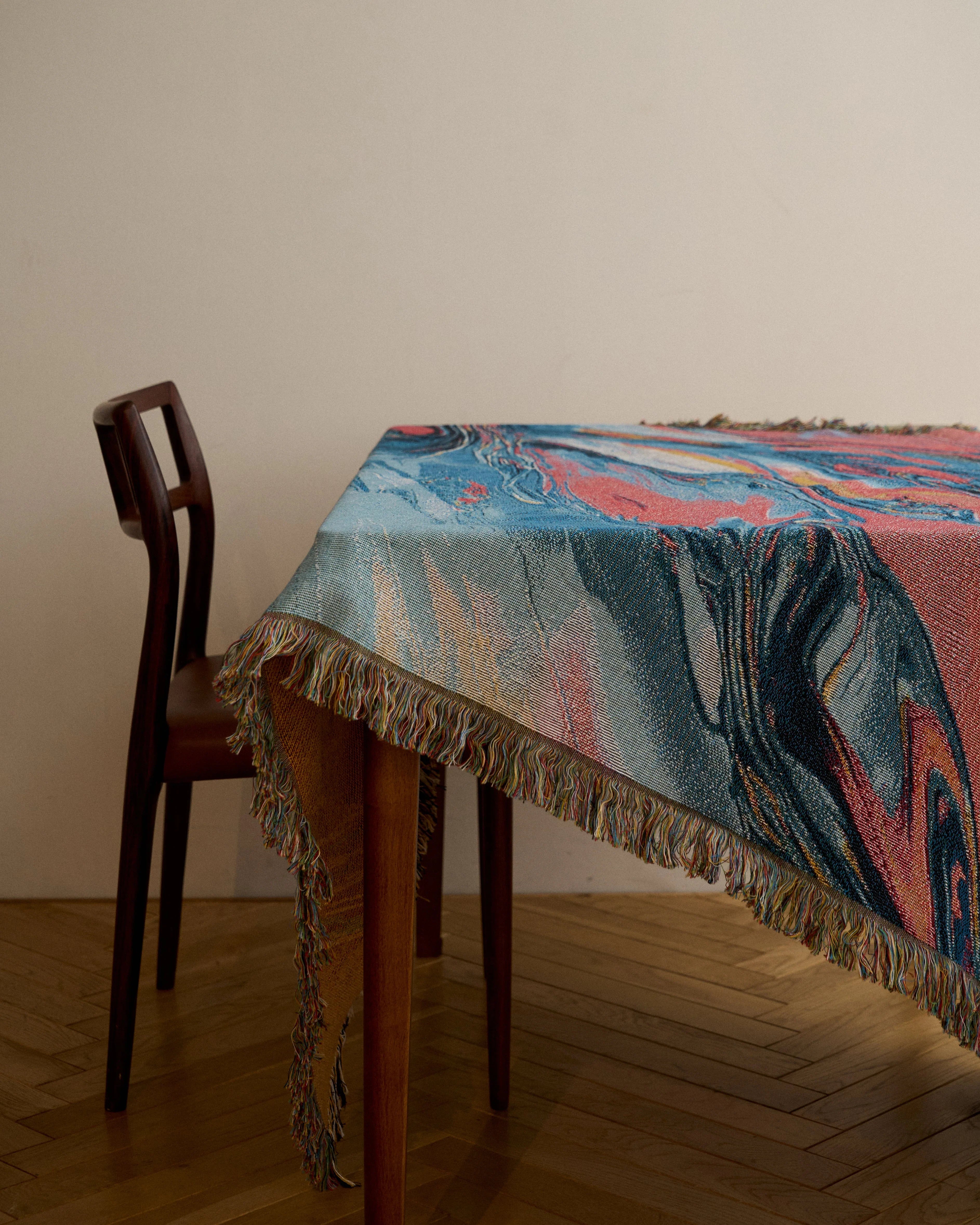 Pastel Flow Throw Blanket : M