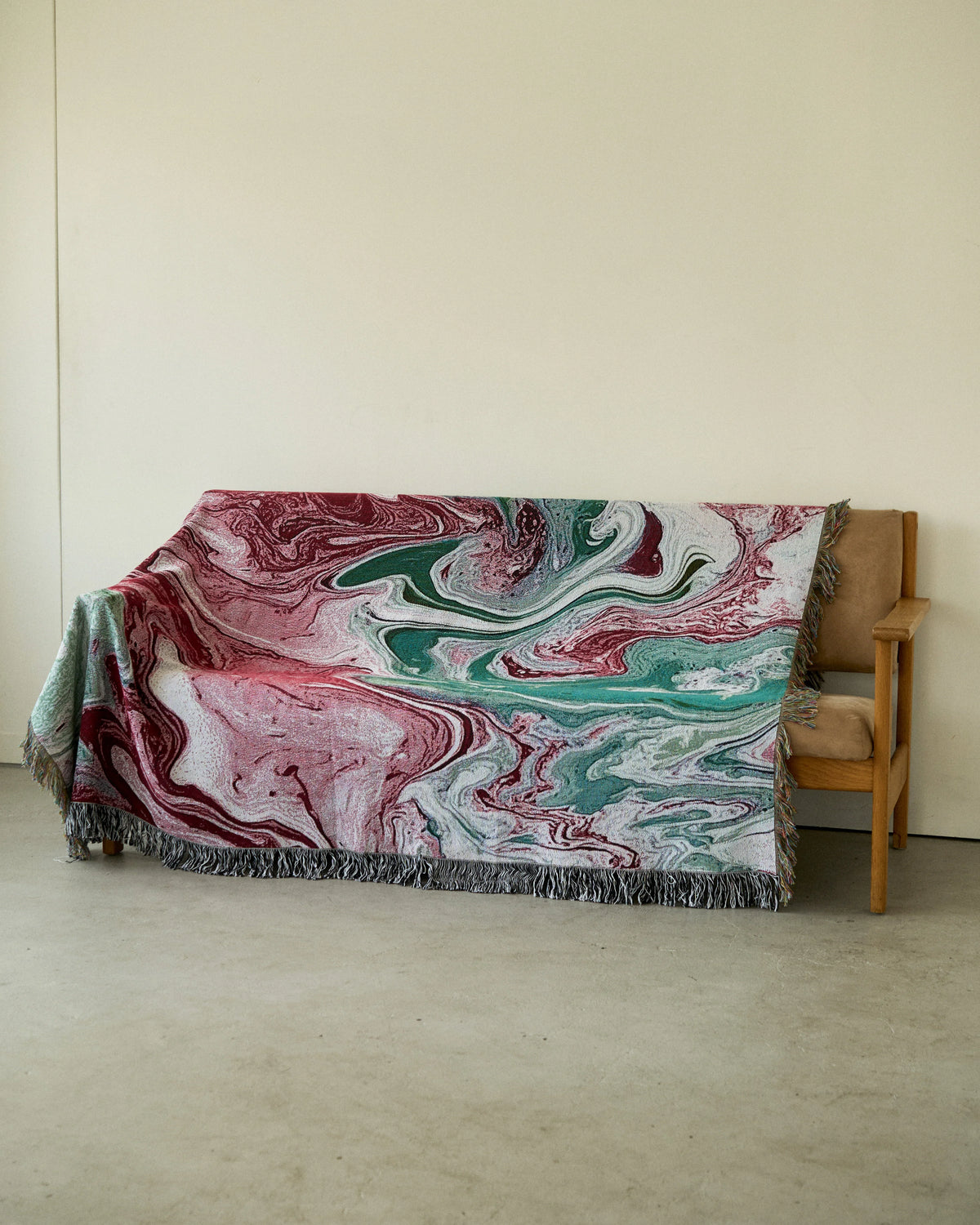 Pink Sage Flow Throw Blanket | iMPeRF