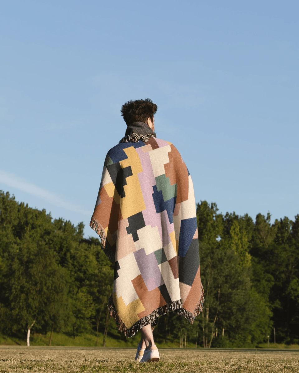 Pixel Woven Throw Blanket - imperf
