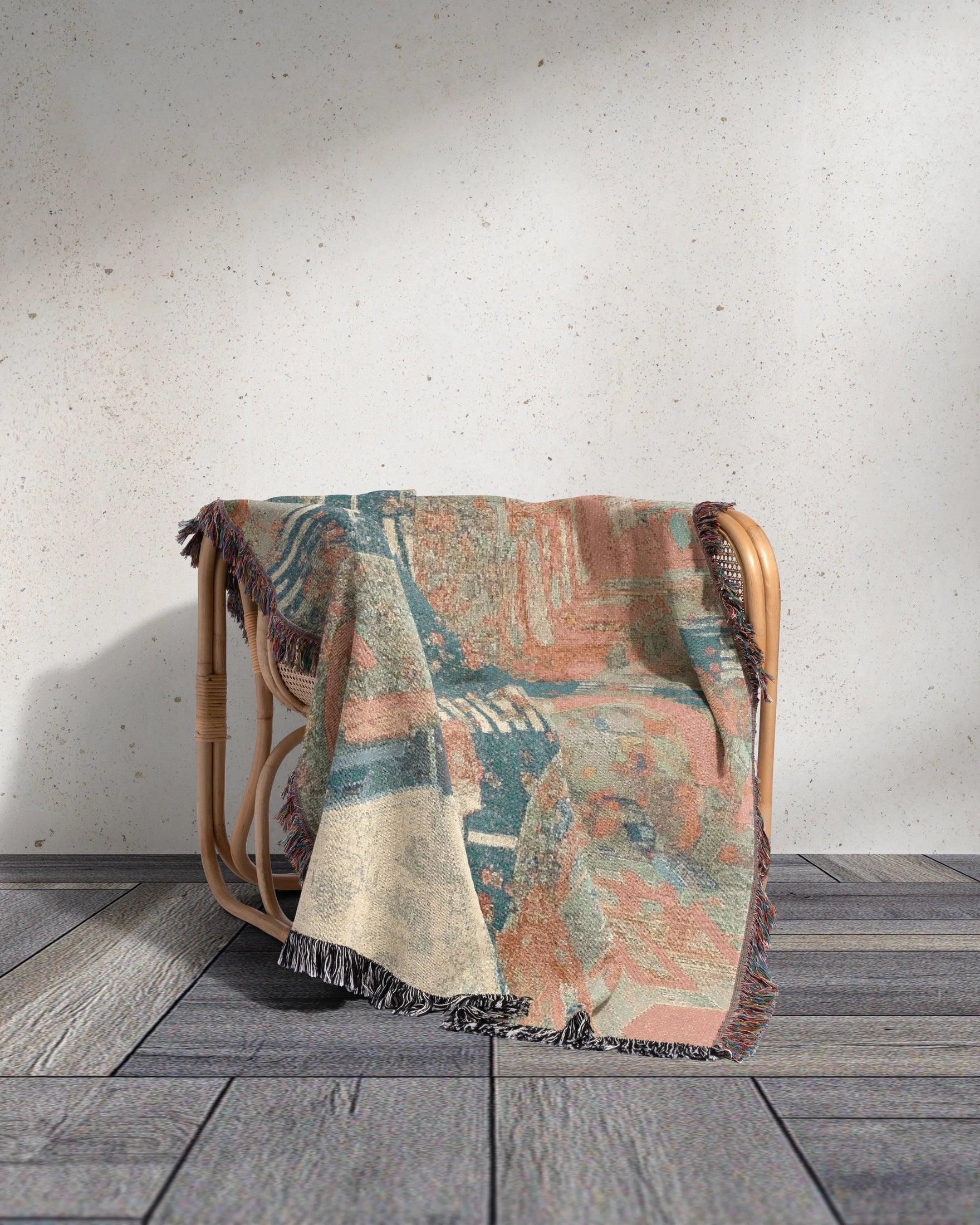 Tokyo Crossing Woven Throw Blanket - imperf