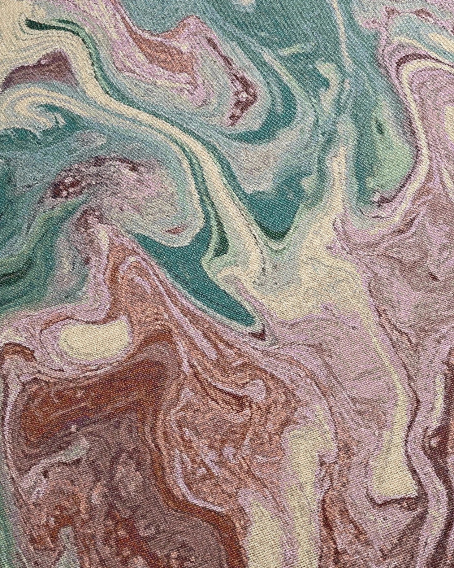 Pastel Marble Woven Throw Blanket 