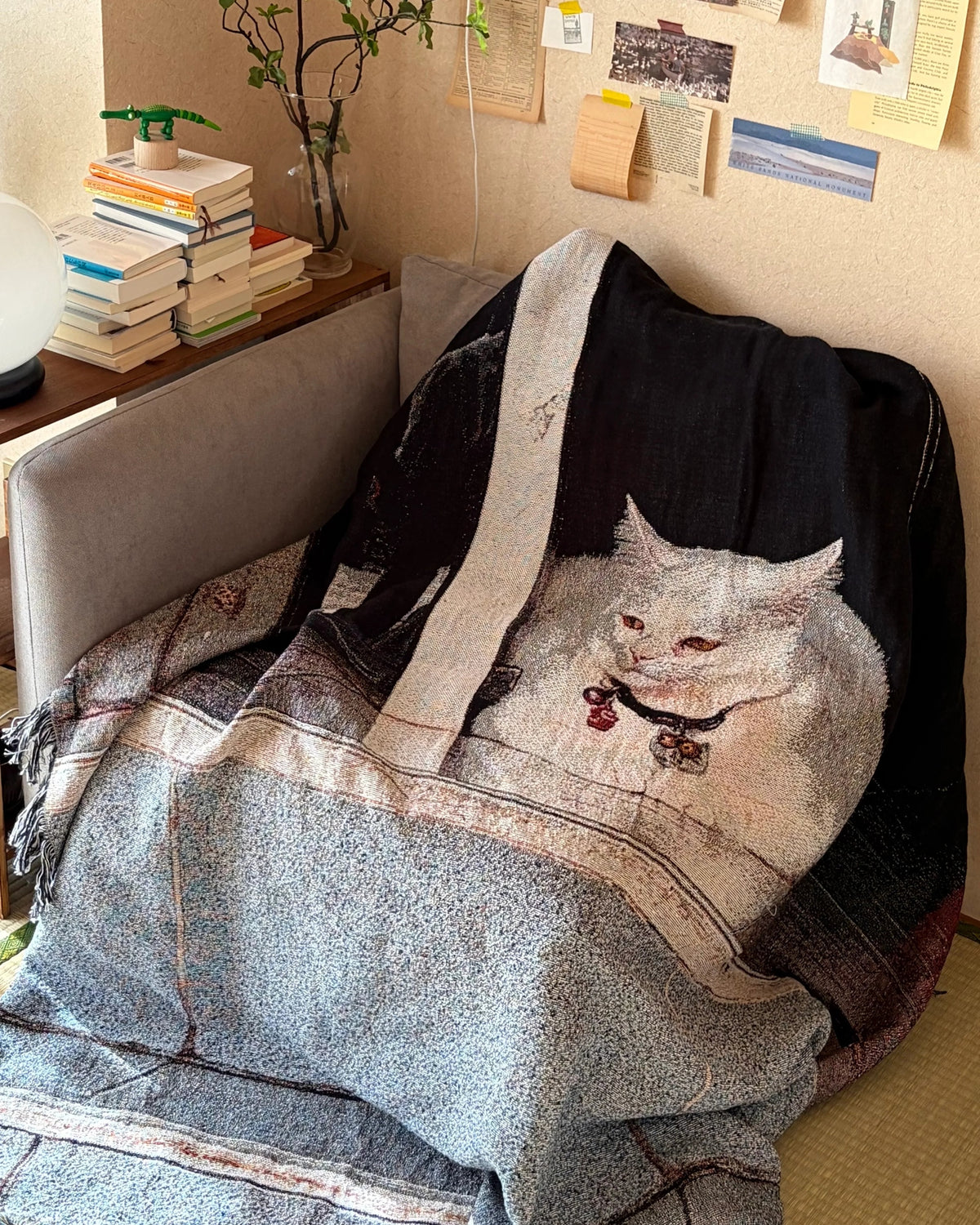 Cat Throw Blanket : L