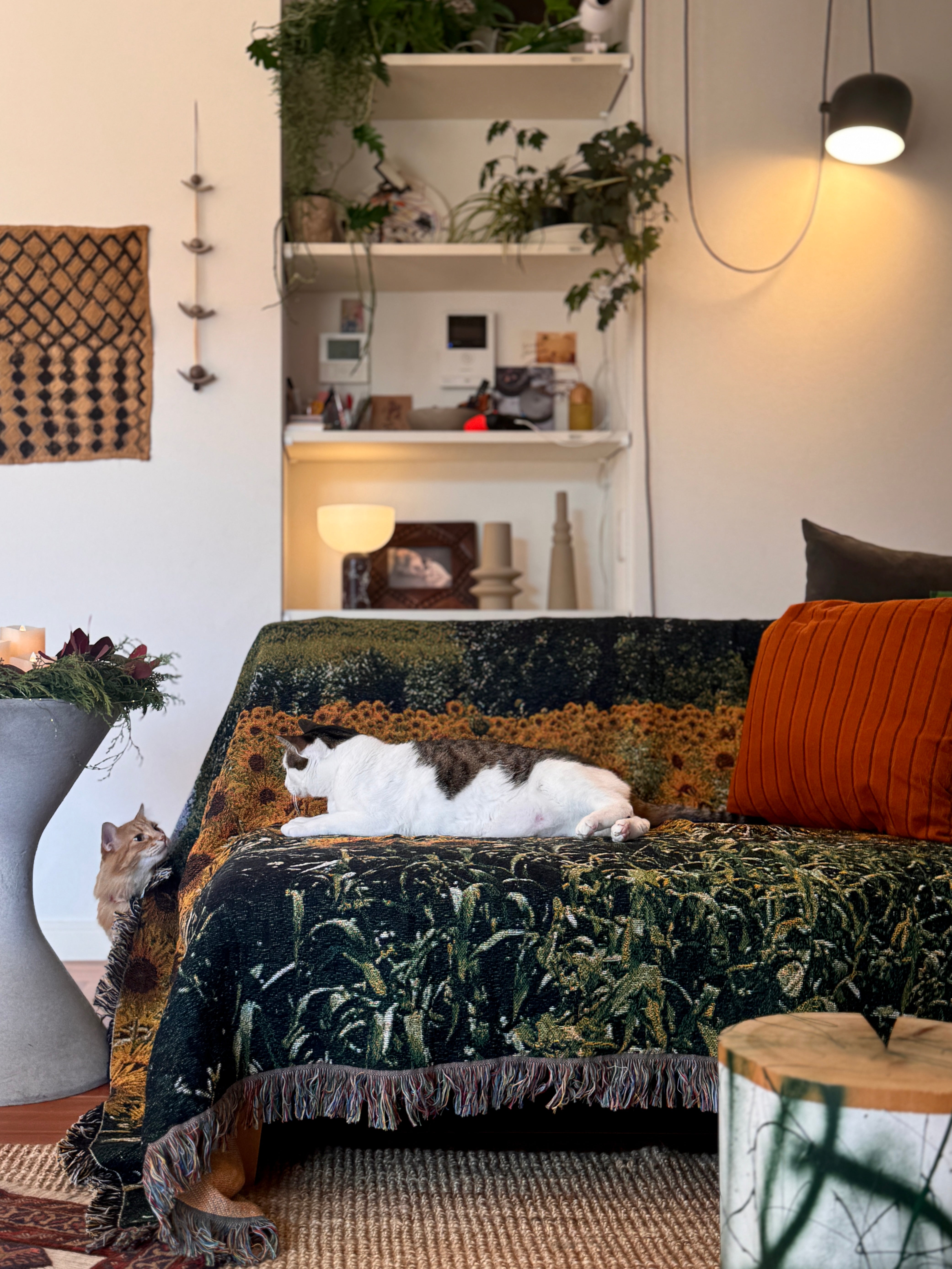 Gone Summer's Day Throw Blanket : L