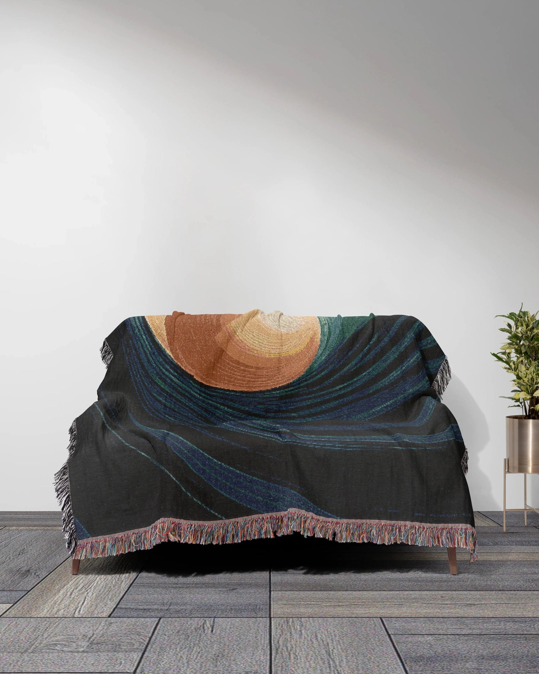 Fluid Spiral Woven Blanket - imperf