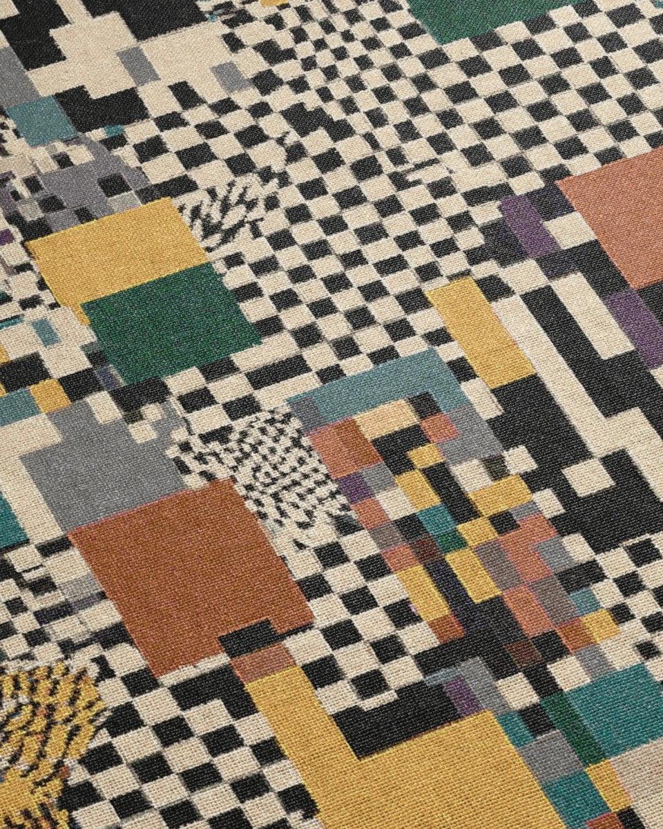 Glitch Woven Throw Blanket - imperf