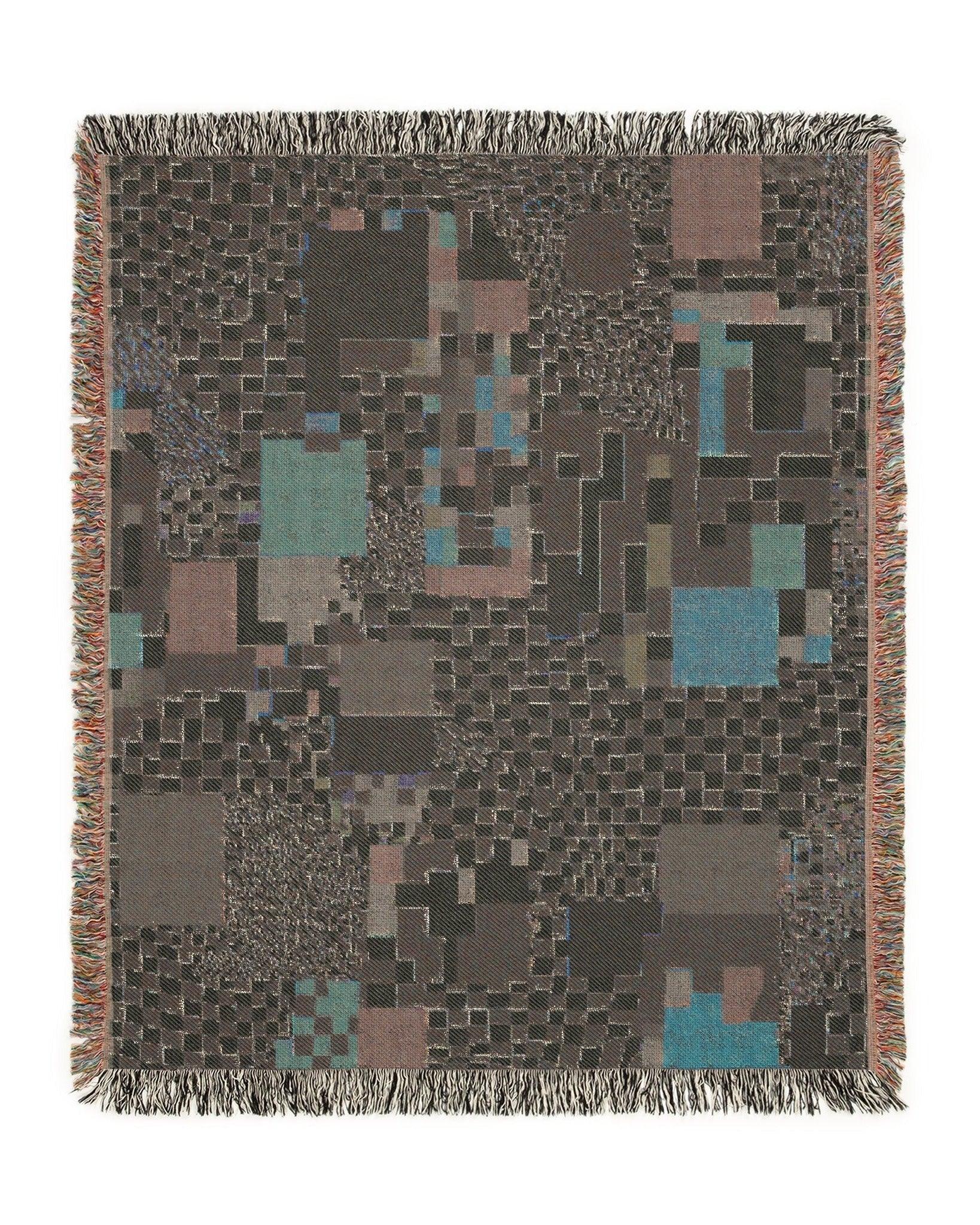 Glitch Woven Throw Blanket - imperf
