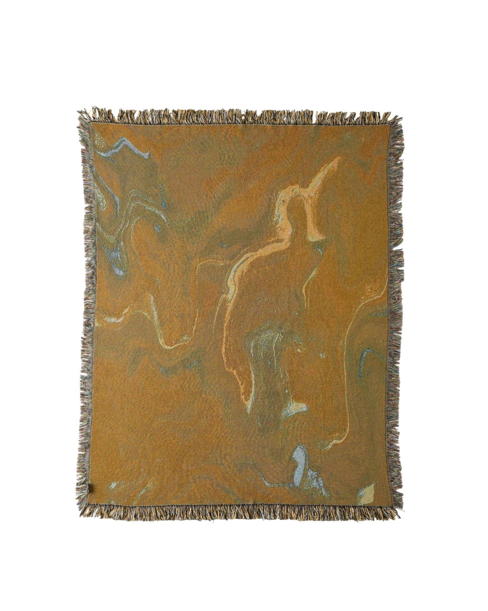 Ivory Flow Throw Blanket | iMPeRF