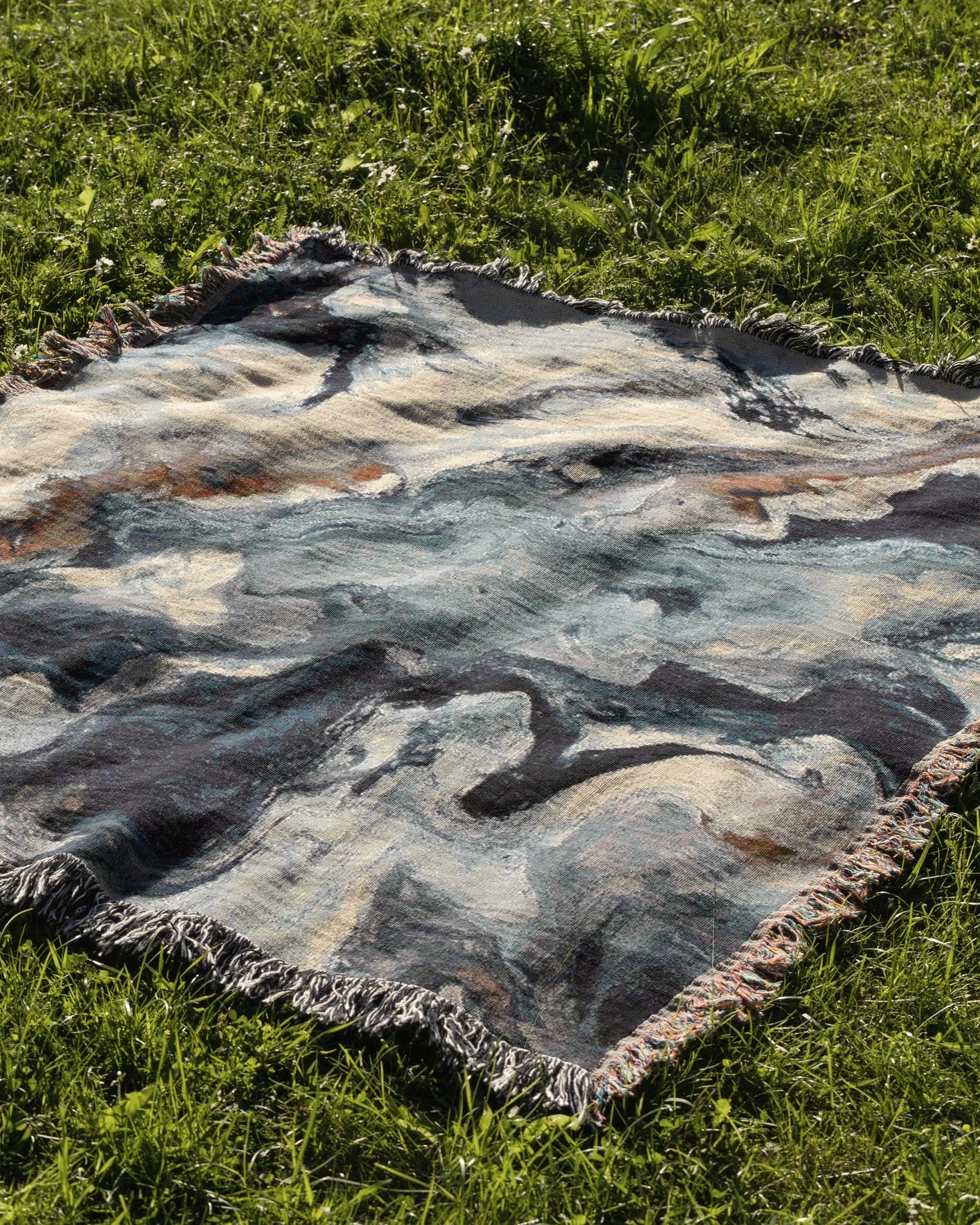Marble Woven Throw Blanket - imperf