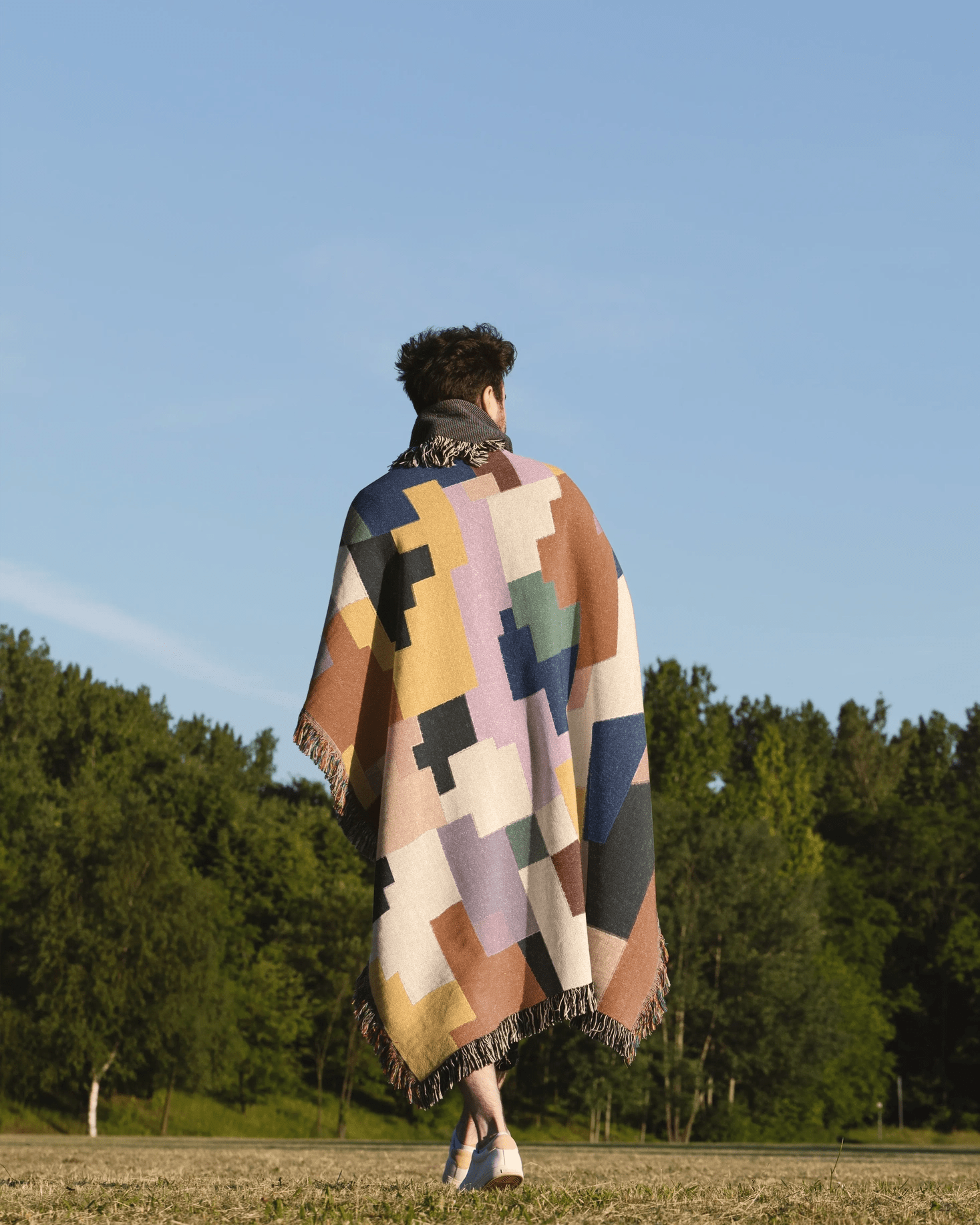Pixel Woven Throw Blanket