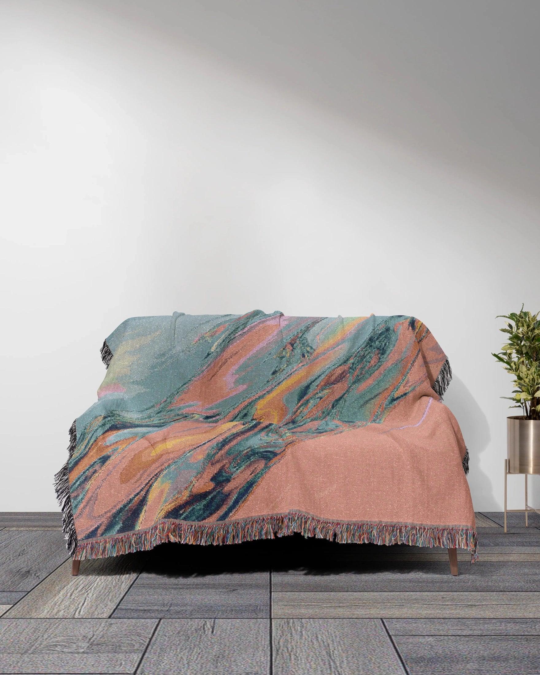 Pastel Flow Woven Throw Blanket - imperf