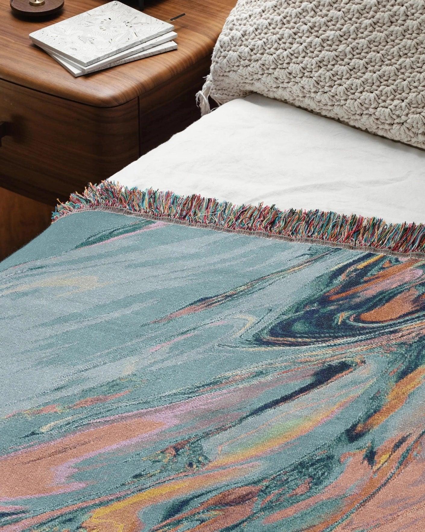 Pastel Flow Woven Throw Blanket - imperf
