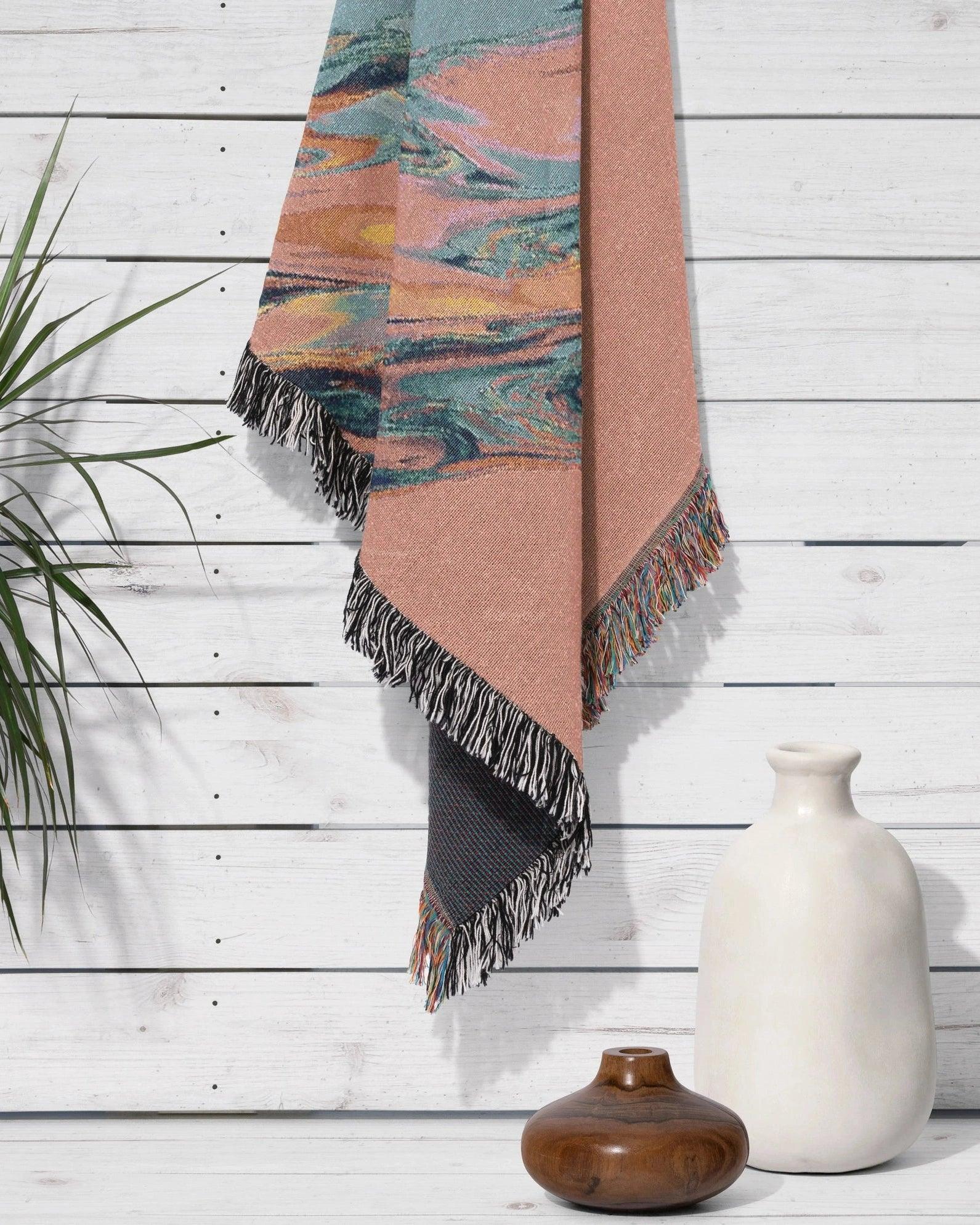 Pastel Flow Woven Throw Blanket - imperf