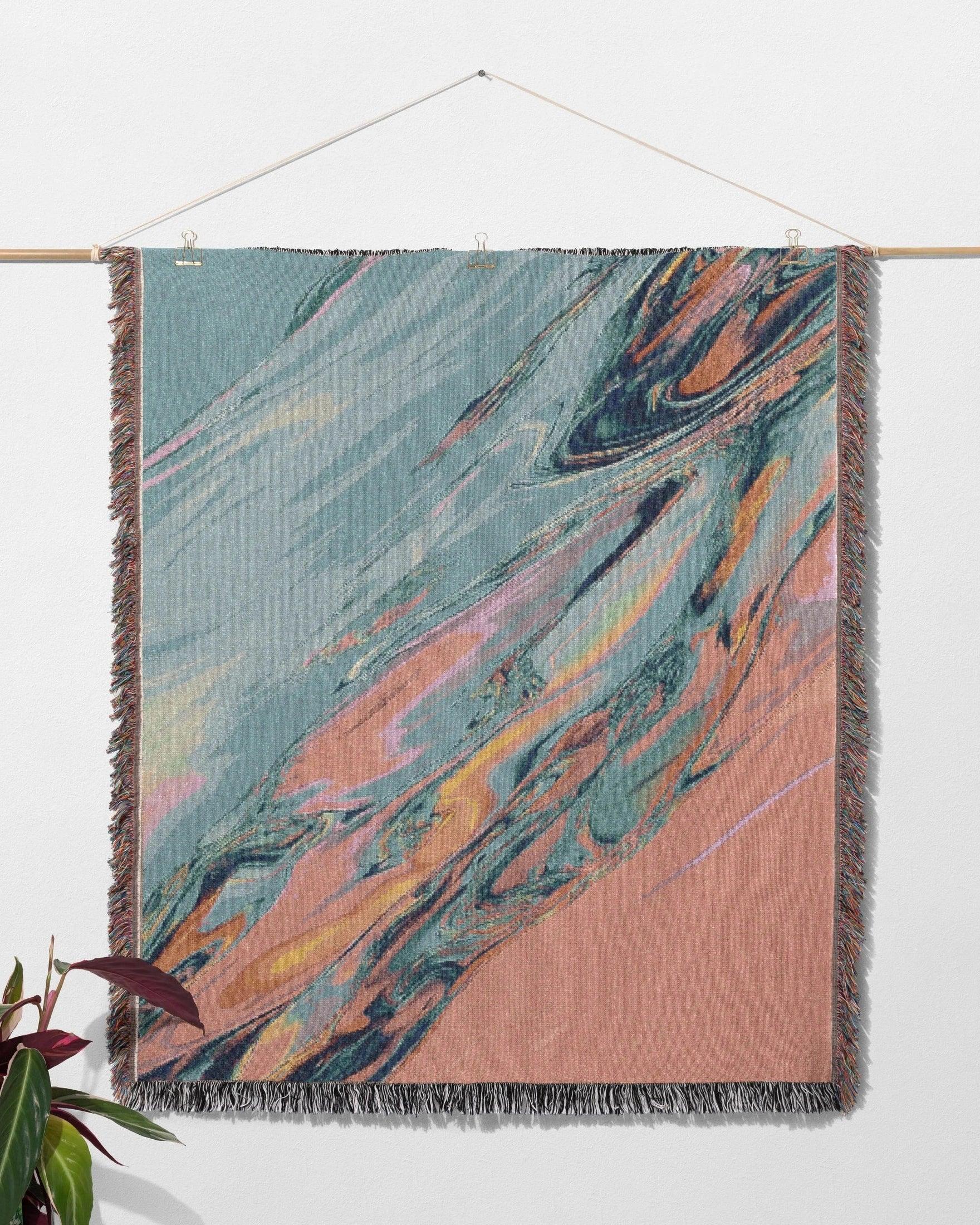 Pastel Flow Woven Throw Blanket - imperf