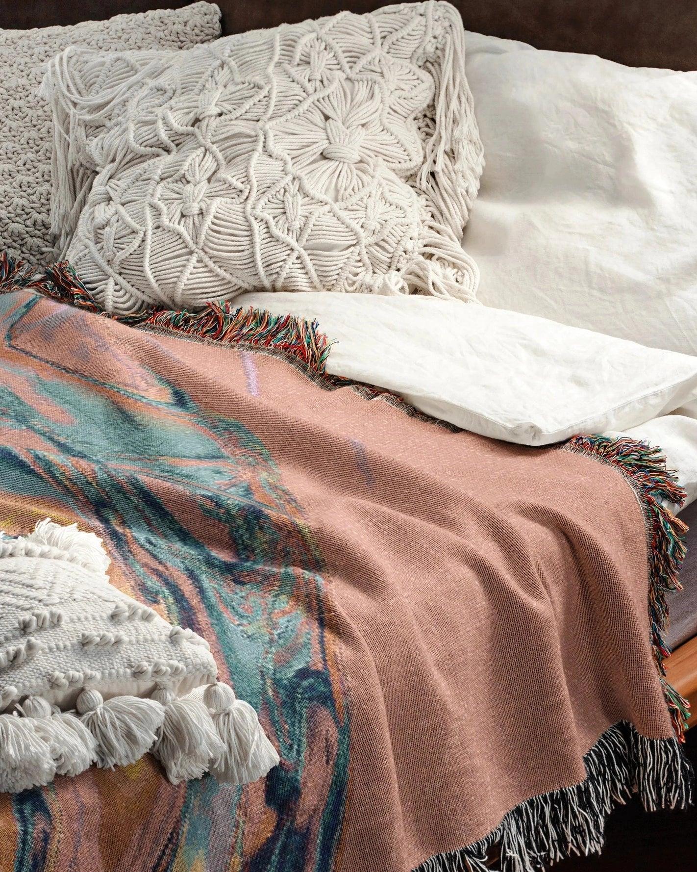Pastel Flow Woven Throw Blanket - imperf