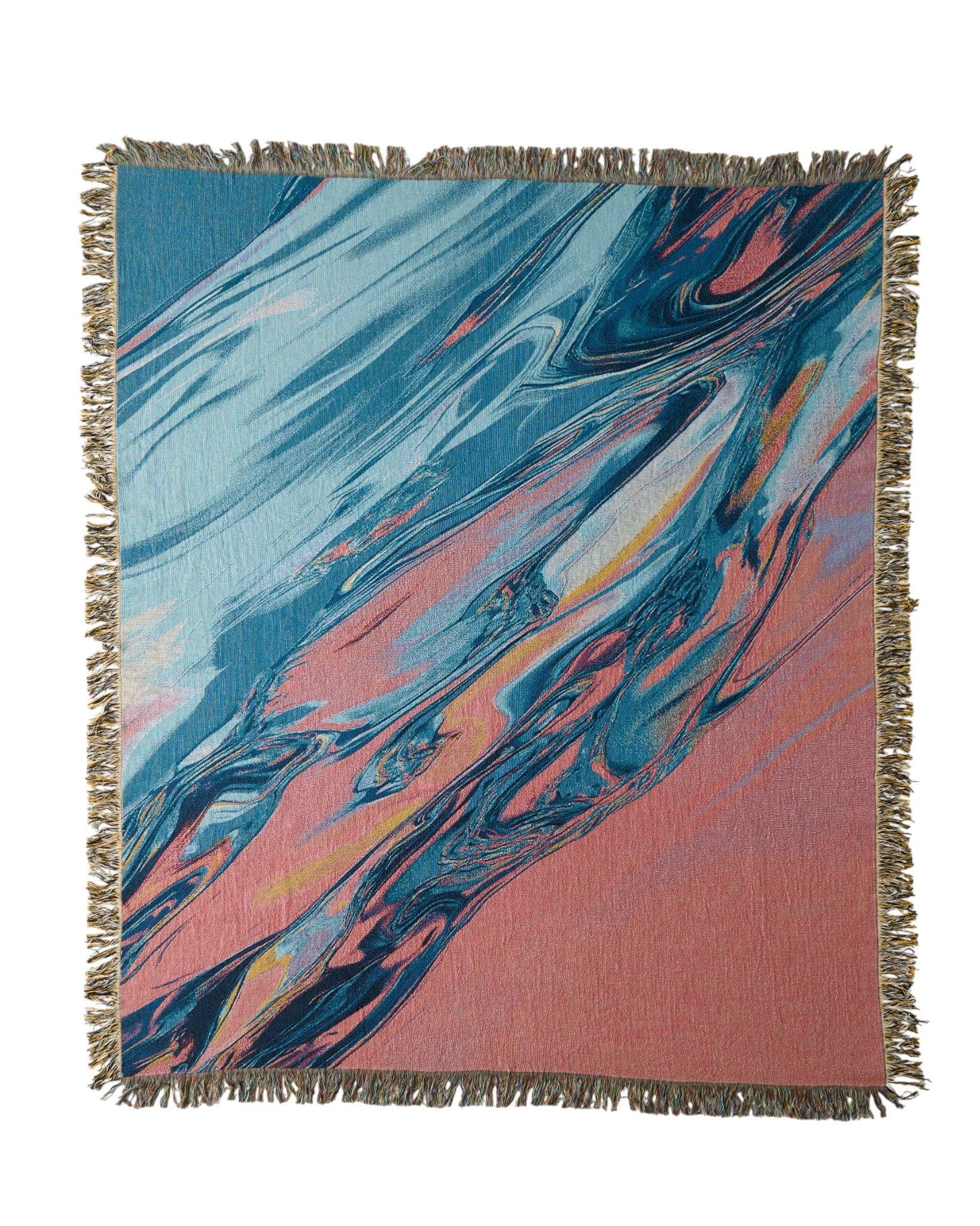 Pastel Flow Throw Blanket | iMPeRF